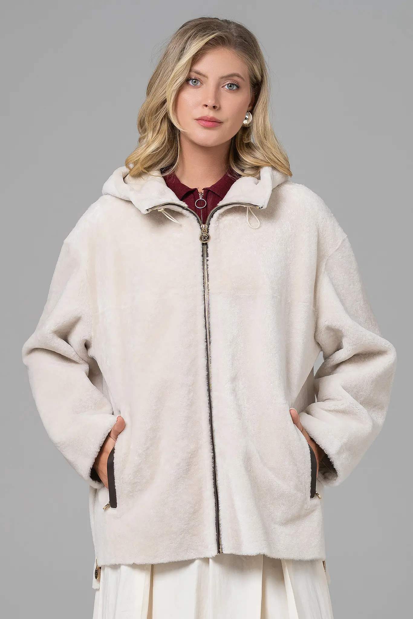 Geacă din blană naturală pentru femei — Artizana Fashion, foto 2