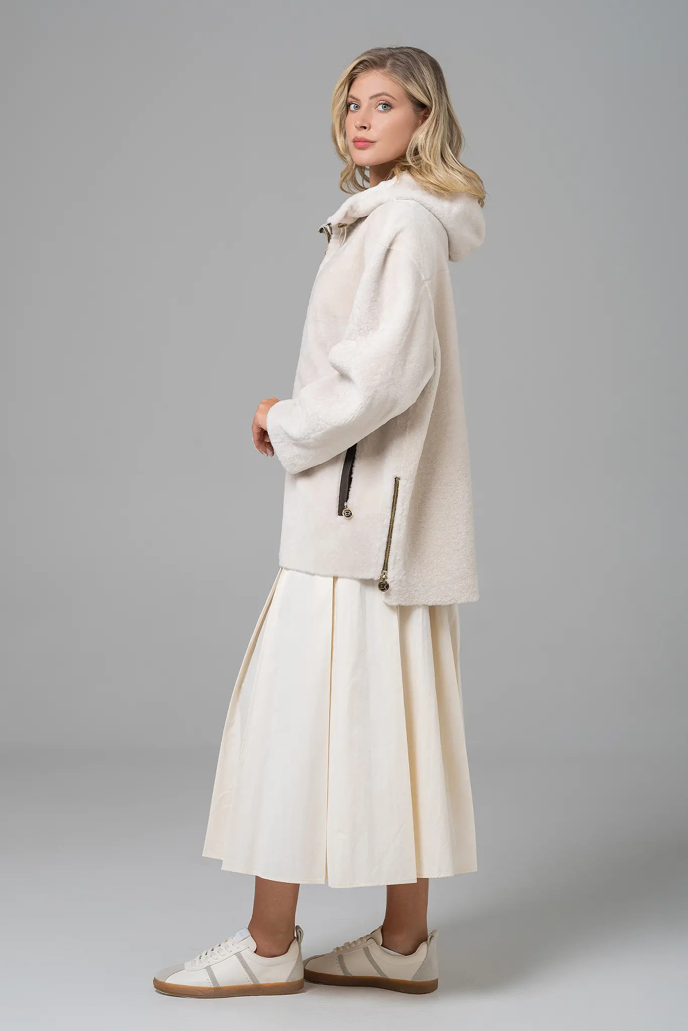 Geacă din blană naturală pentru femei — Artizana Fashion, foto 4
