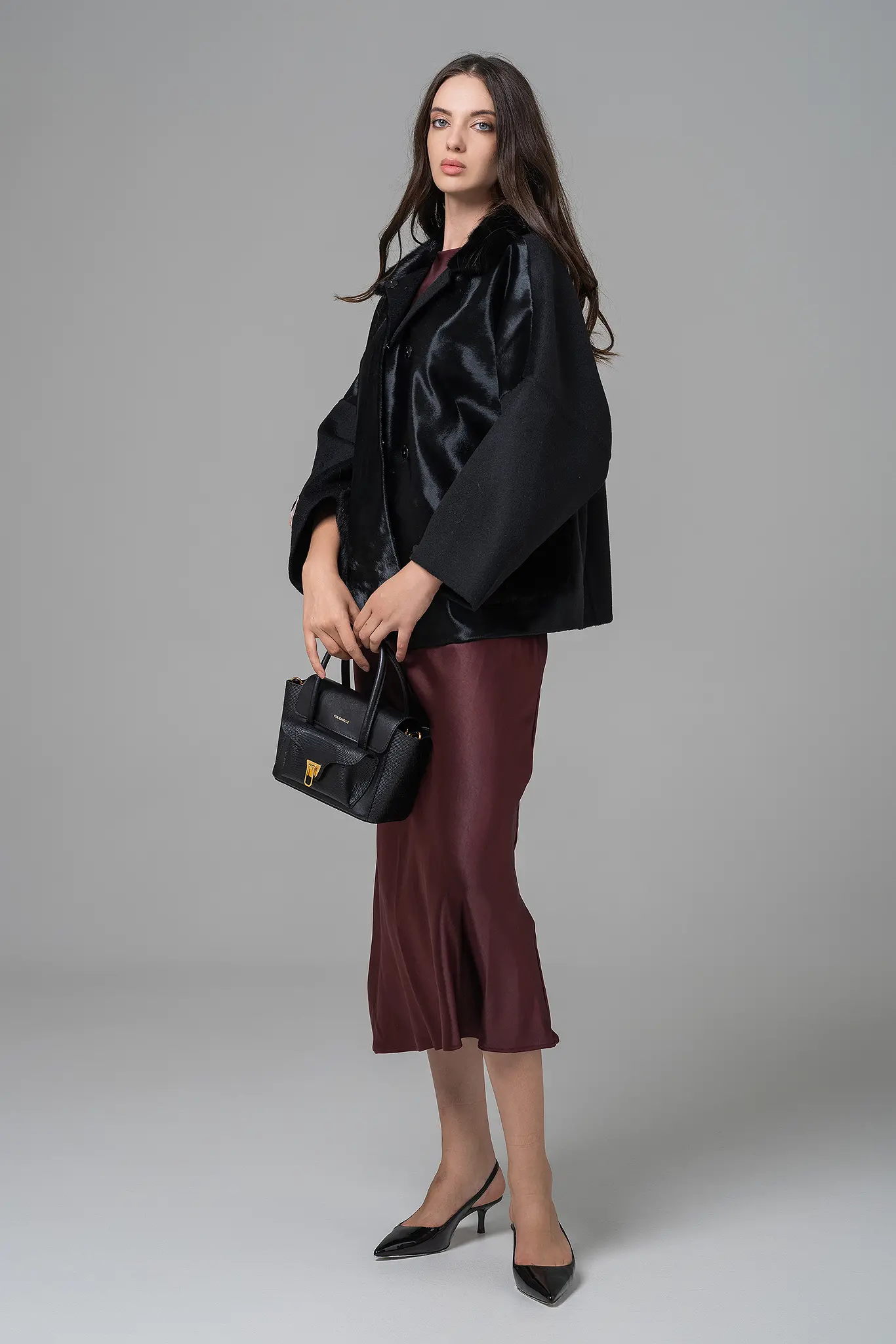 Palton cu blană naturală pentru femei — Artizana Fashion, foto 2