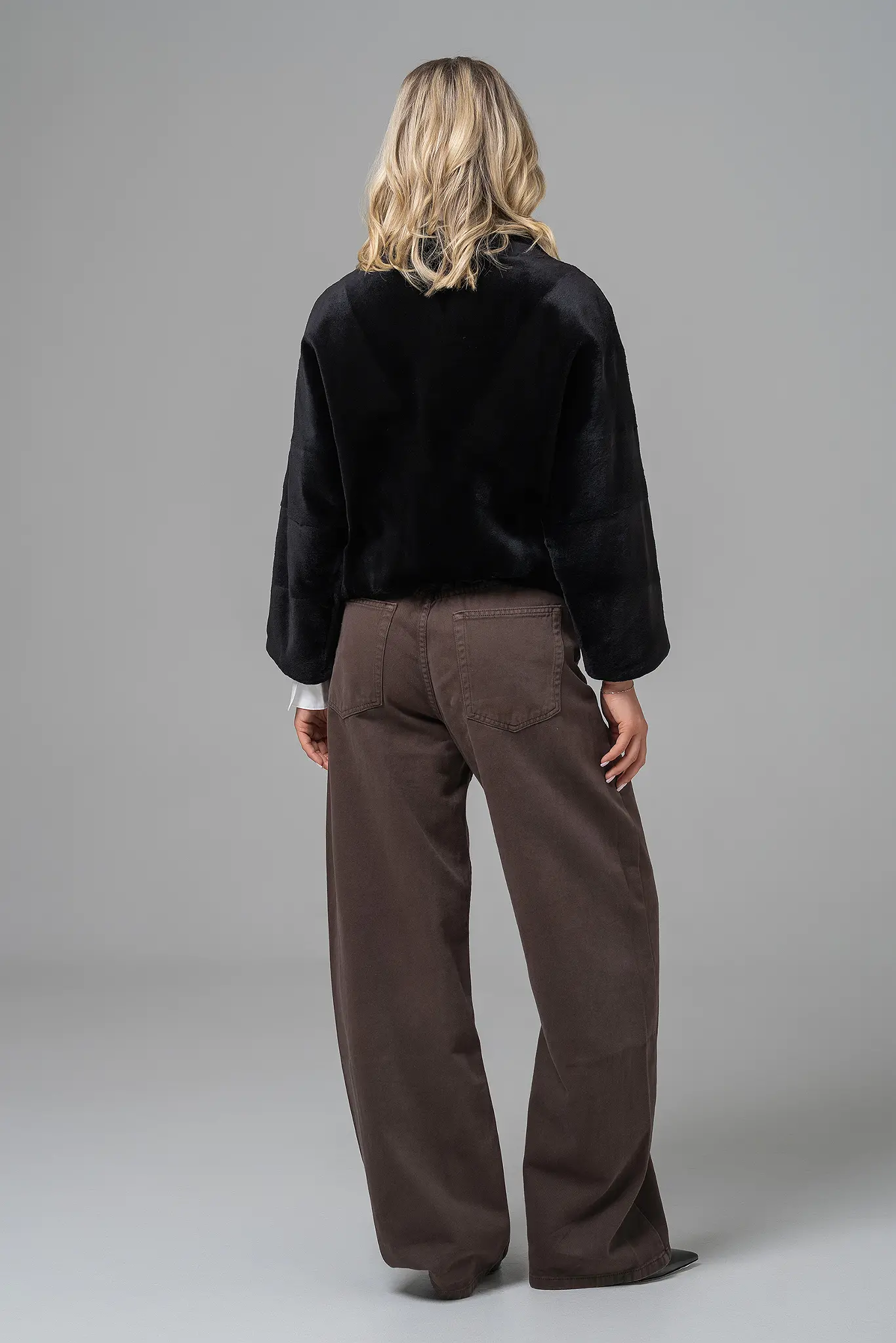 Geacă din blană naturală pentru femei — Artizana Fashion, foto 3