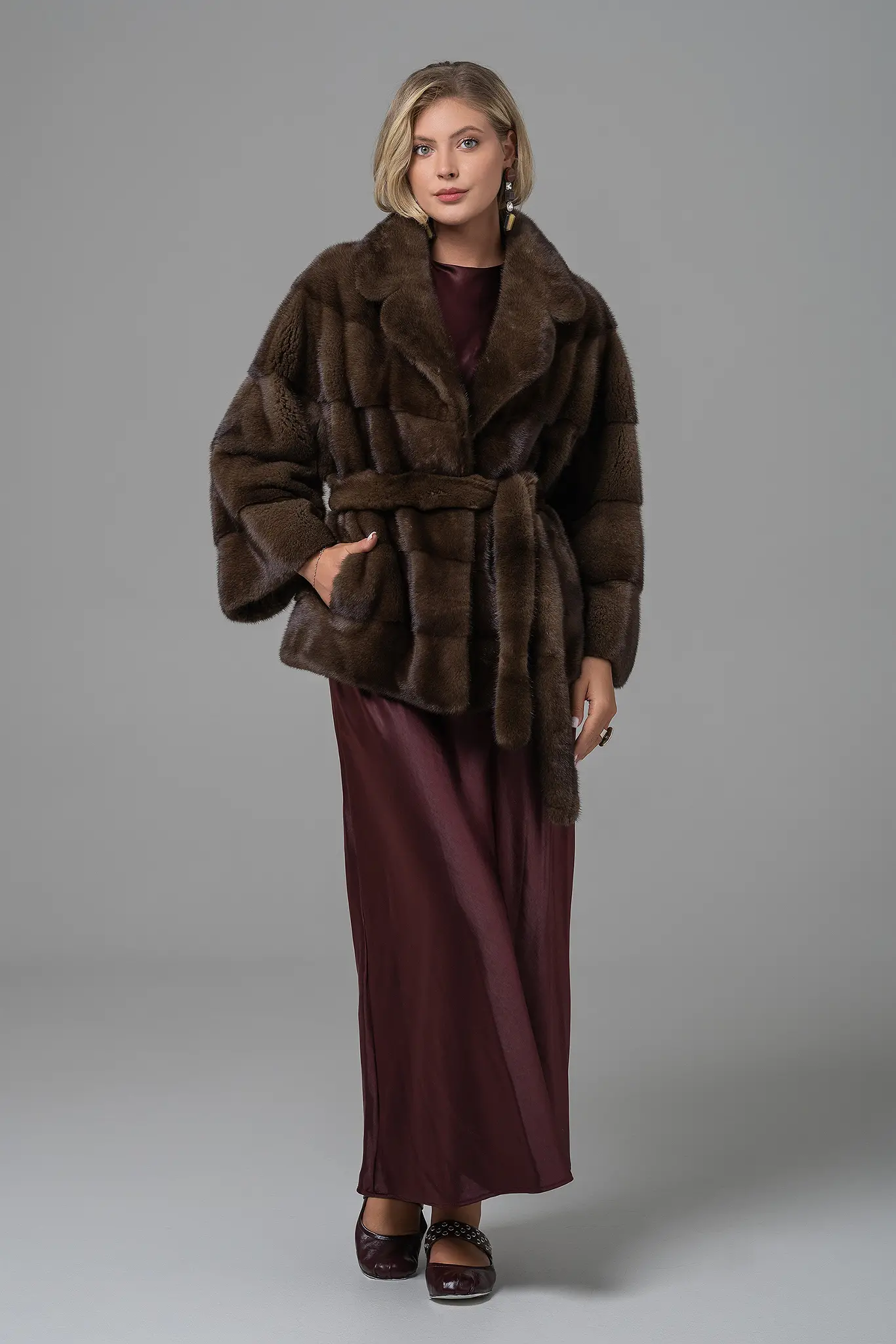 Geacă din blană naturală pentru femei — Artizana Fashion, foto 1