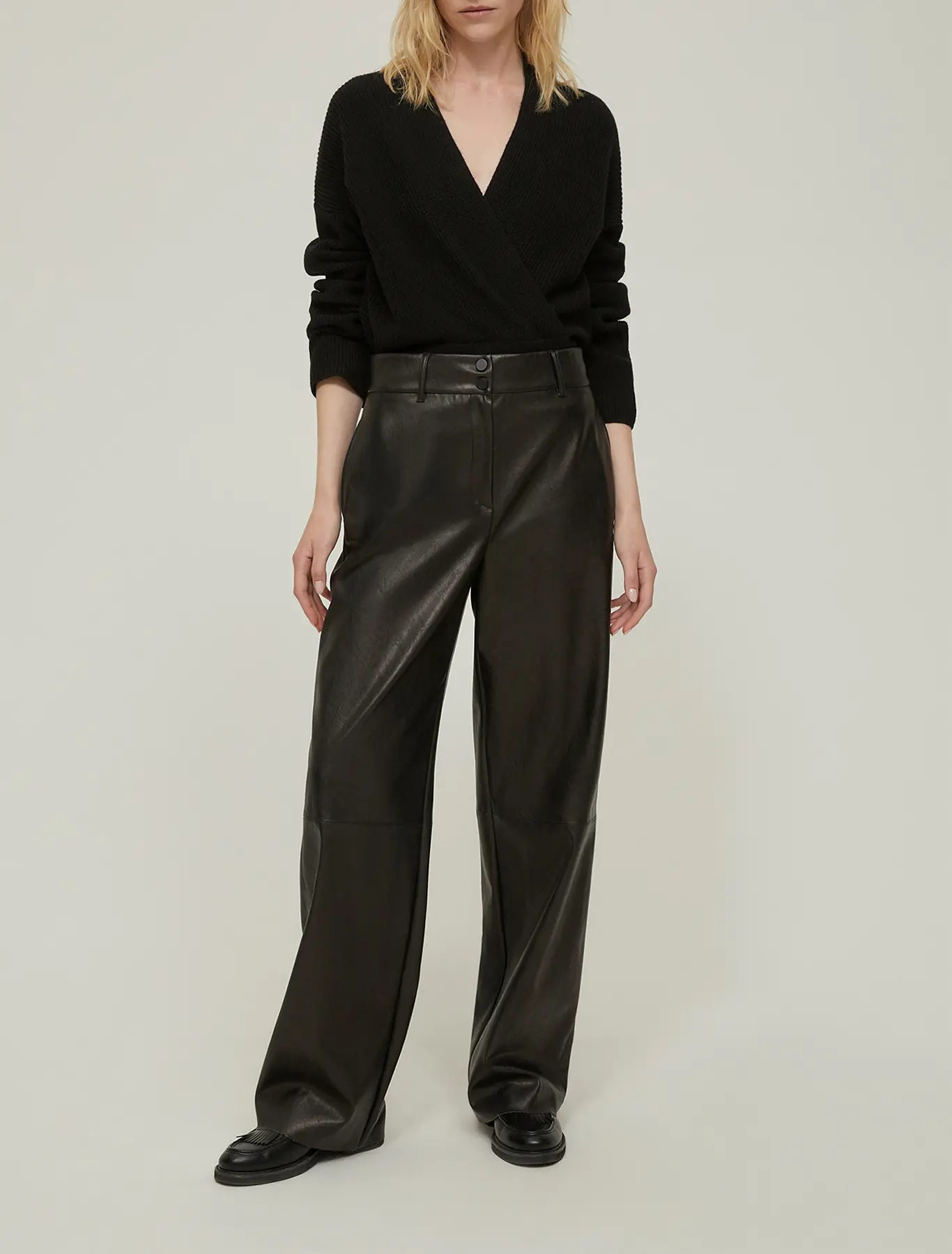 Pantaloni din piele pentru femei — Artizana Fashion, foto 2