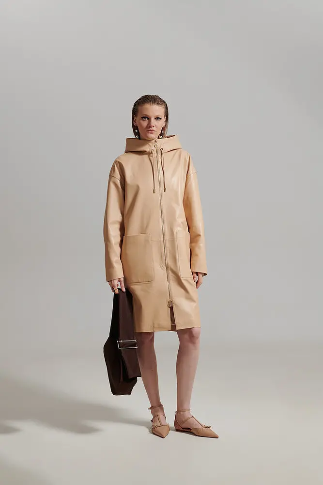 Trenci din piele pentru femei — Artizana Fashion, foto 1