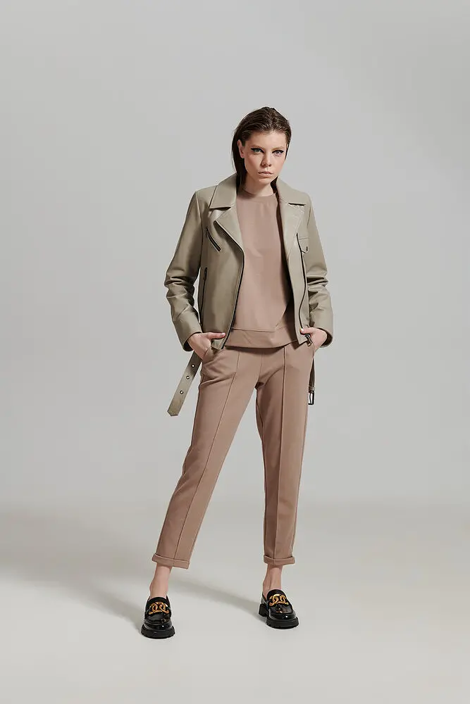 Geaca din piele pentru femei — Artizana Fashion, foto 1