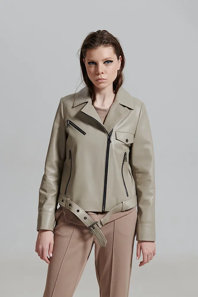 Geaca din piele pentru femei — Artizana Fashion, foto 4