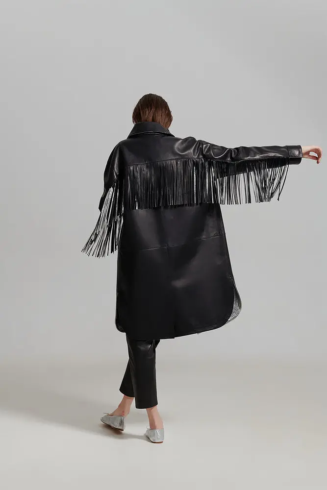 Trenci din piele pentru femei — Artizana Fashion, foto 4
