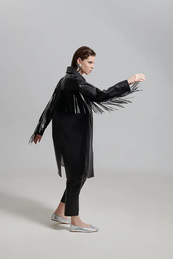 Trenci din piele pentru femei — Artizana Fashion, foto 2