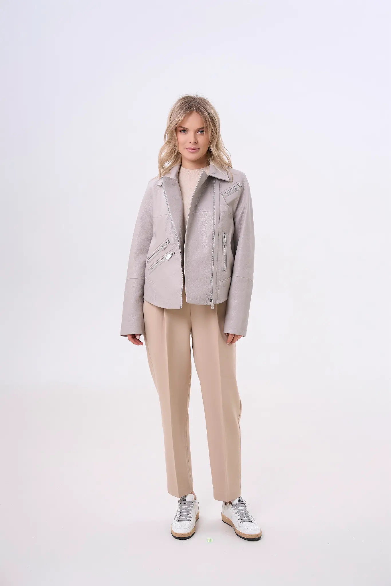 Geaca din piele pentru femei — Artizana Fashion, foto 1