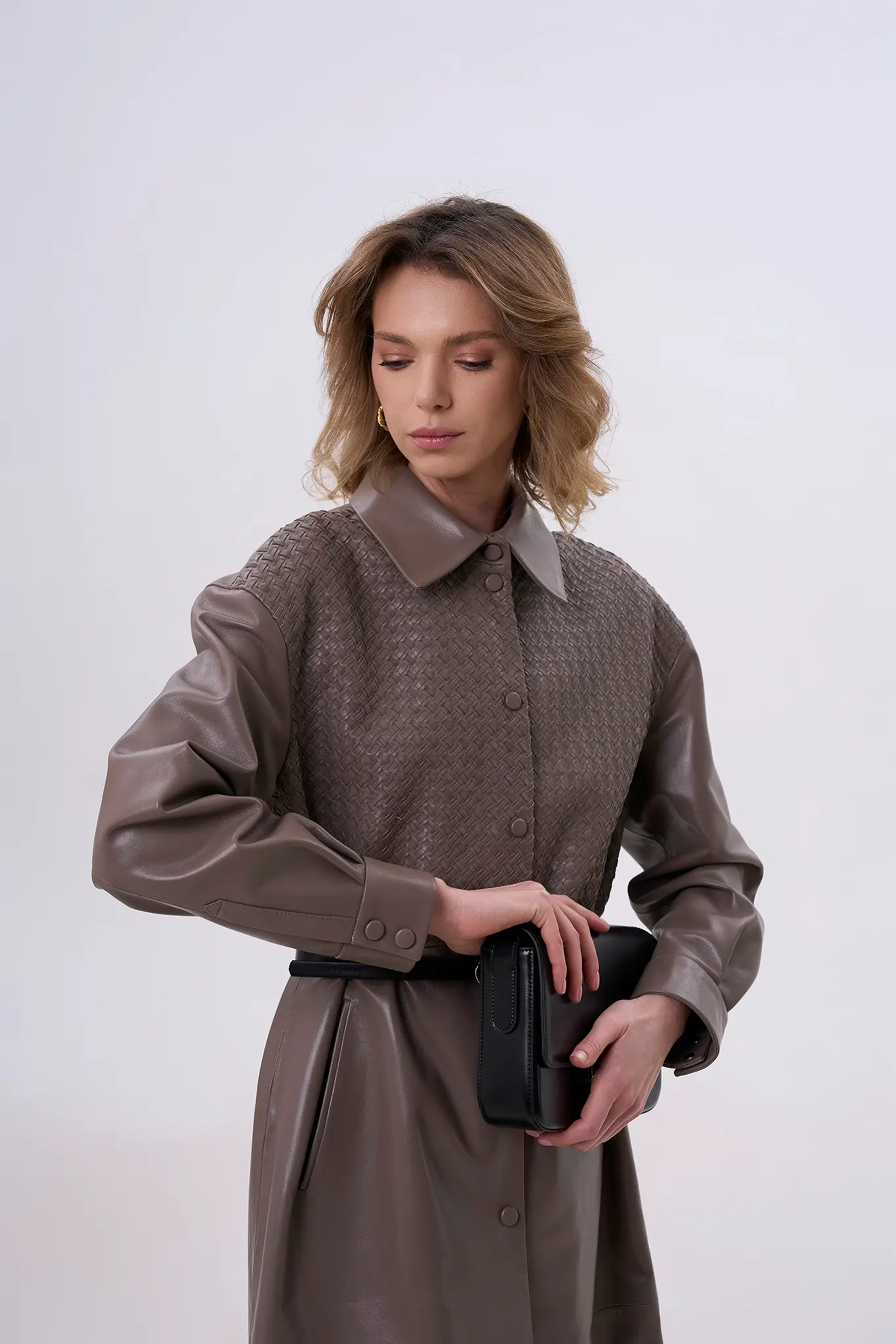 Trenci din piele pentru femei — Artizana Fashion, foto 5