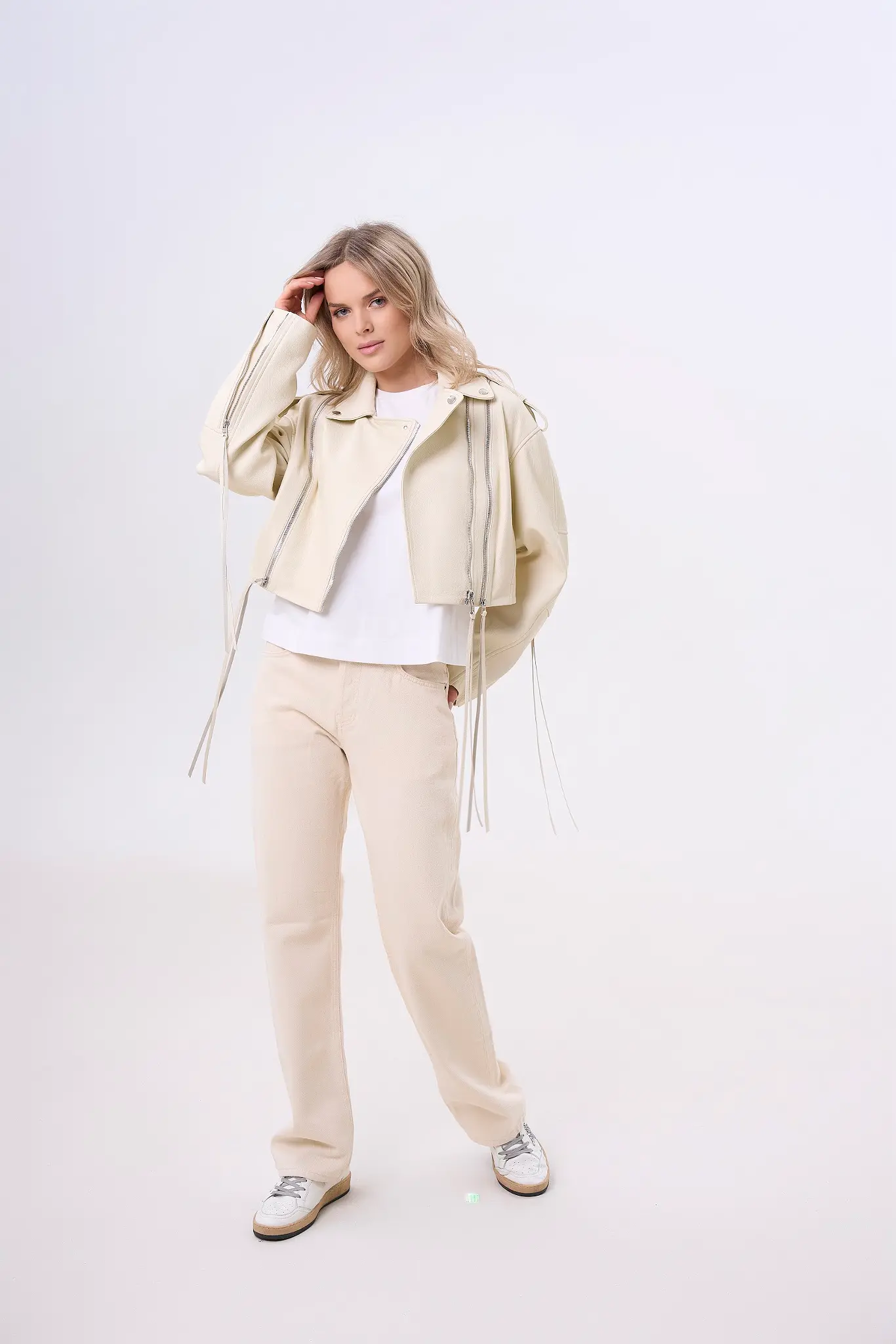 Geaca din piele pentru femei — Artizana Fashion, foto 1