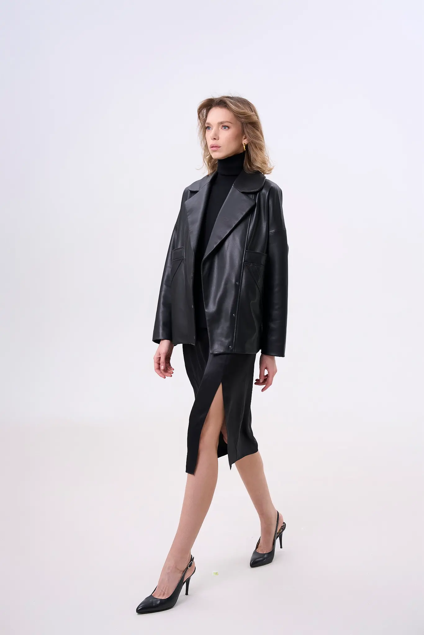 Geaca din piele pentru femei — Artizana Fashion, foto 2