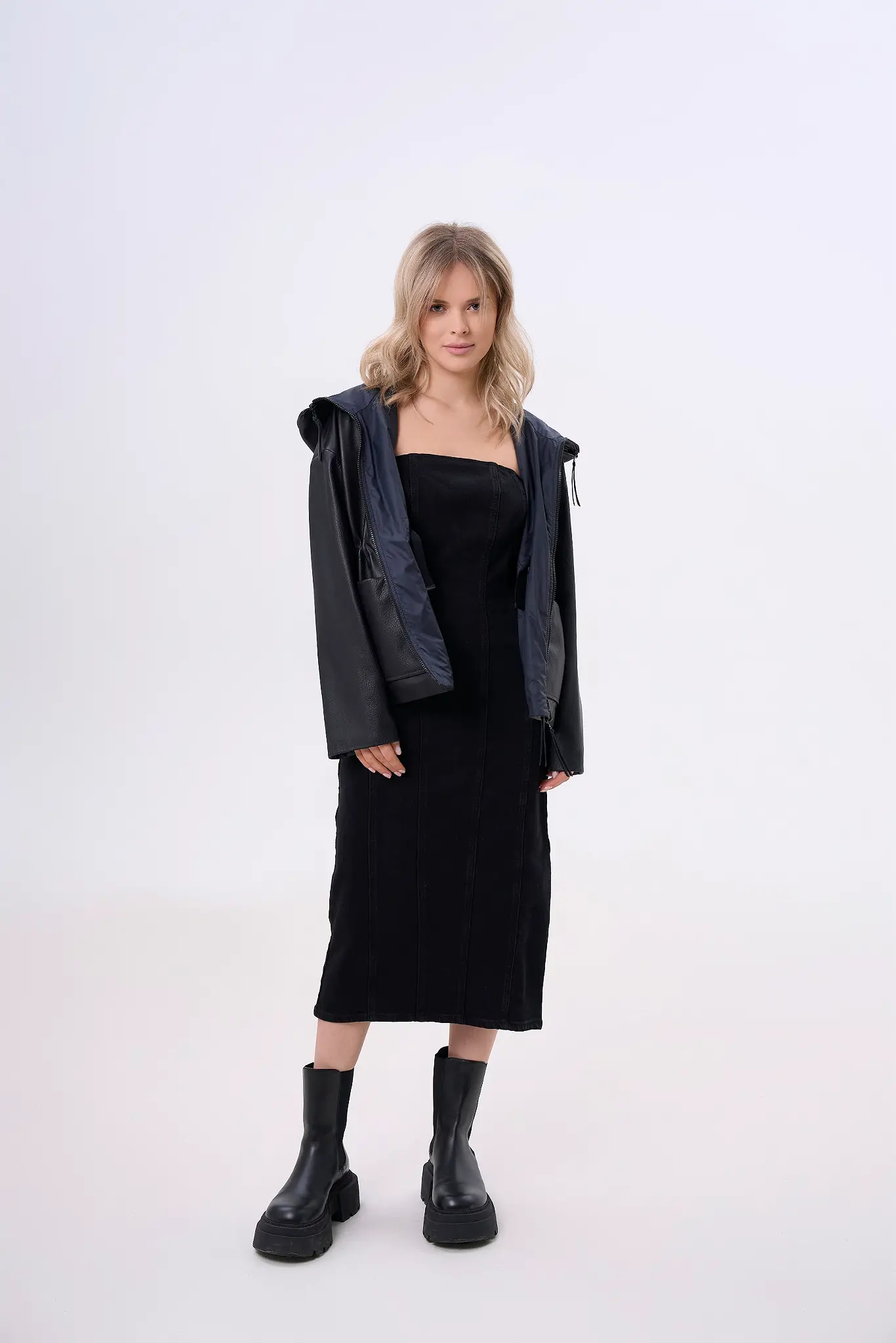 Geaca din piele pentru femei — Artizana Fashion, foto 1