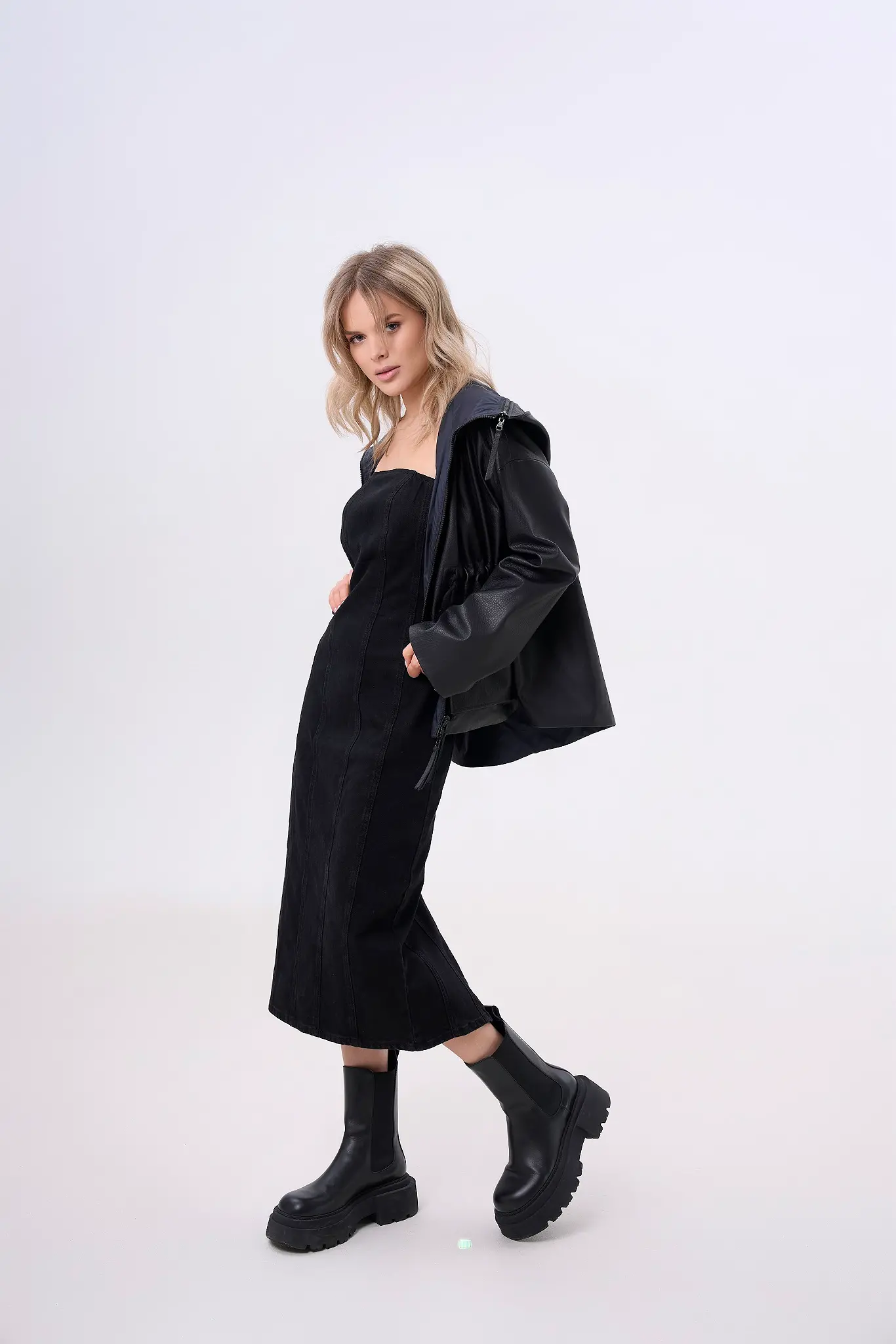 Geaca din piele pentru femei — Artizana Fashion, foto 2