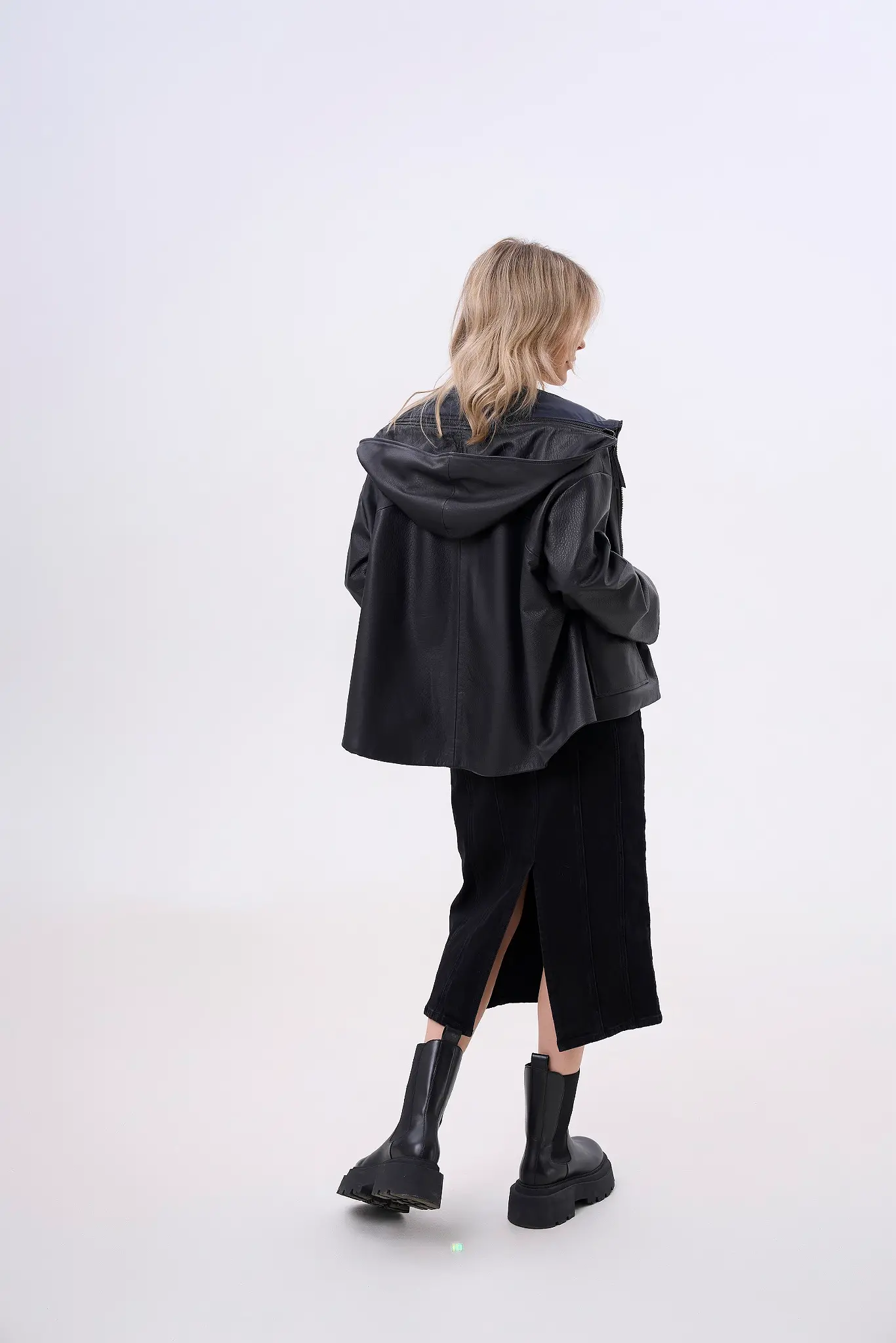 Geaca din piele pentru femei — Artizana Fashion, foto 4