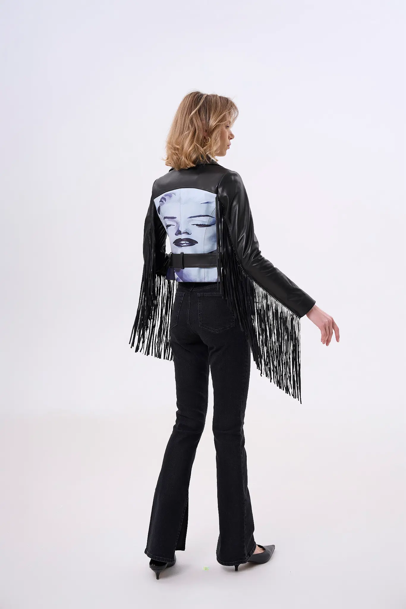 Geaca din piele pentru femei — Artizana Fashion, foto 4