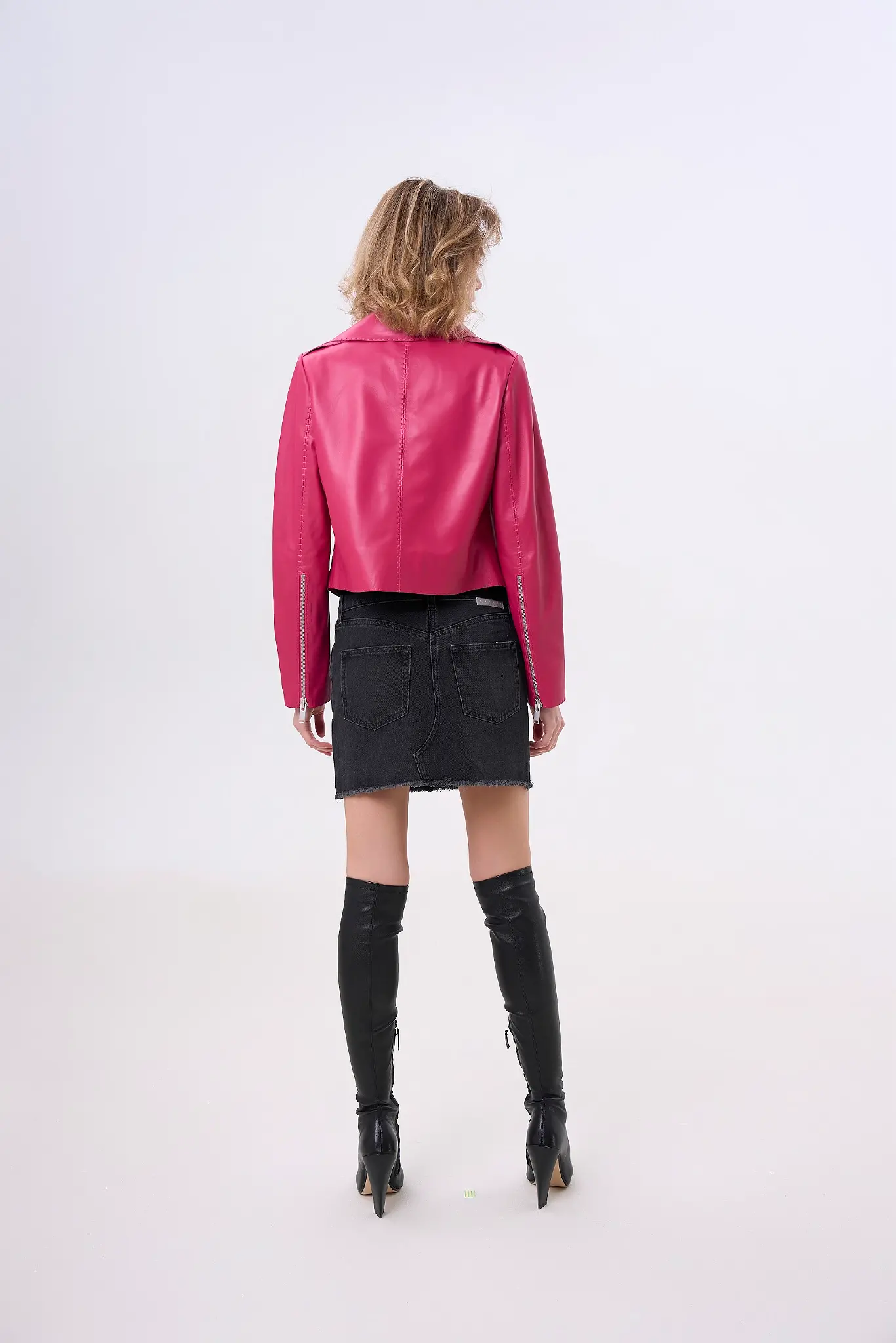Geaca din piele pentru femei — Artizana Fashion, foto 3