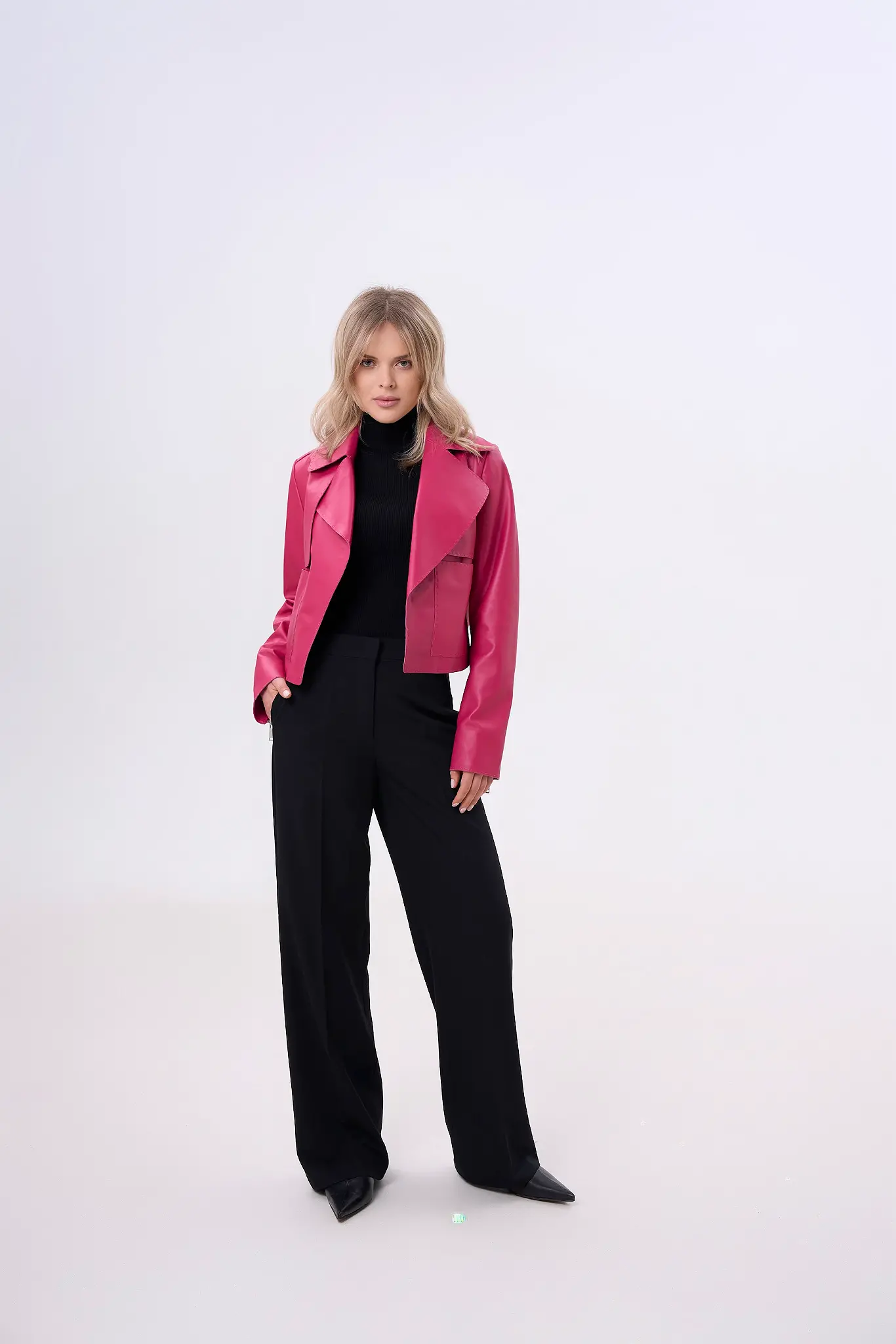 Geaca din piele pentru femei — Artizana Fashion, foto 4