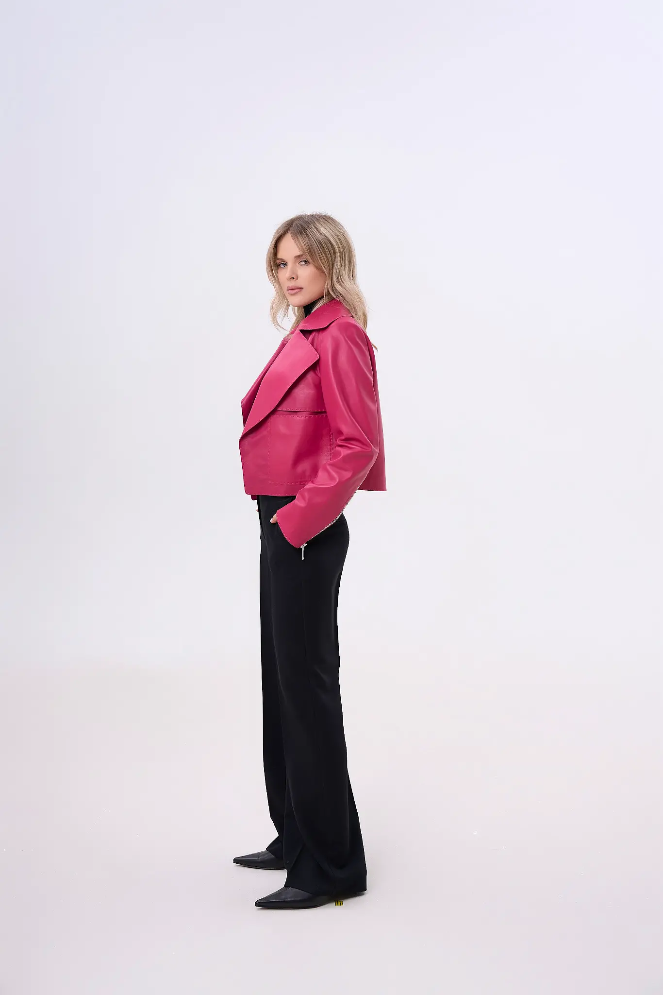 Geaca din piele pentru femei — Artizana Fashion, foto 5