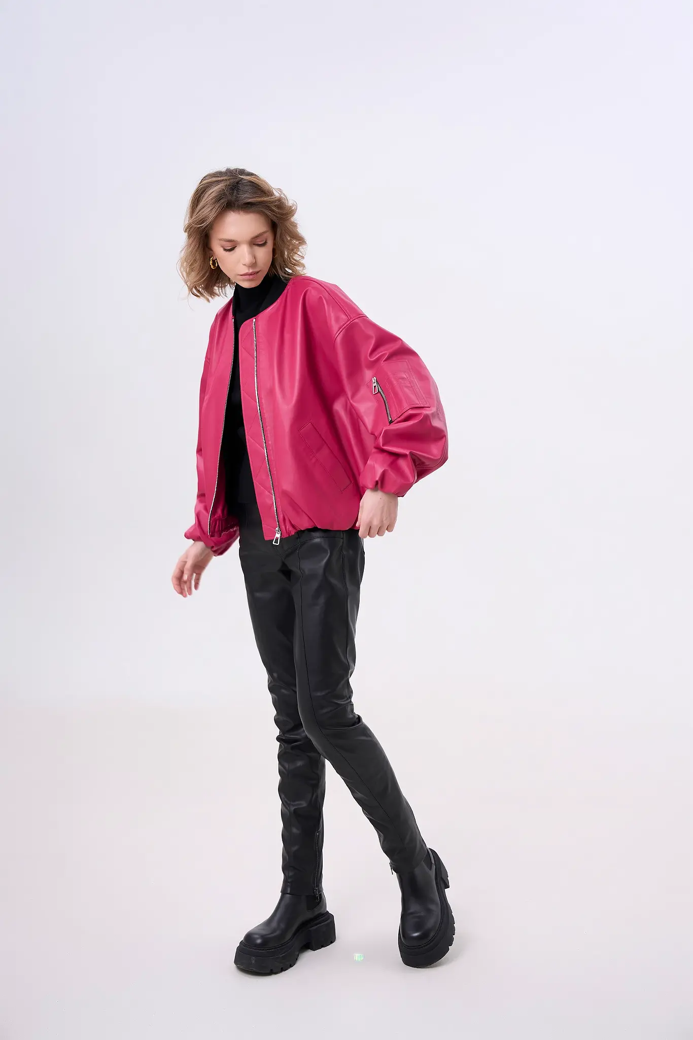 Geaca din piele pentru femei — Artizana Fashion, foto 4
