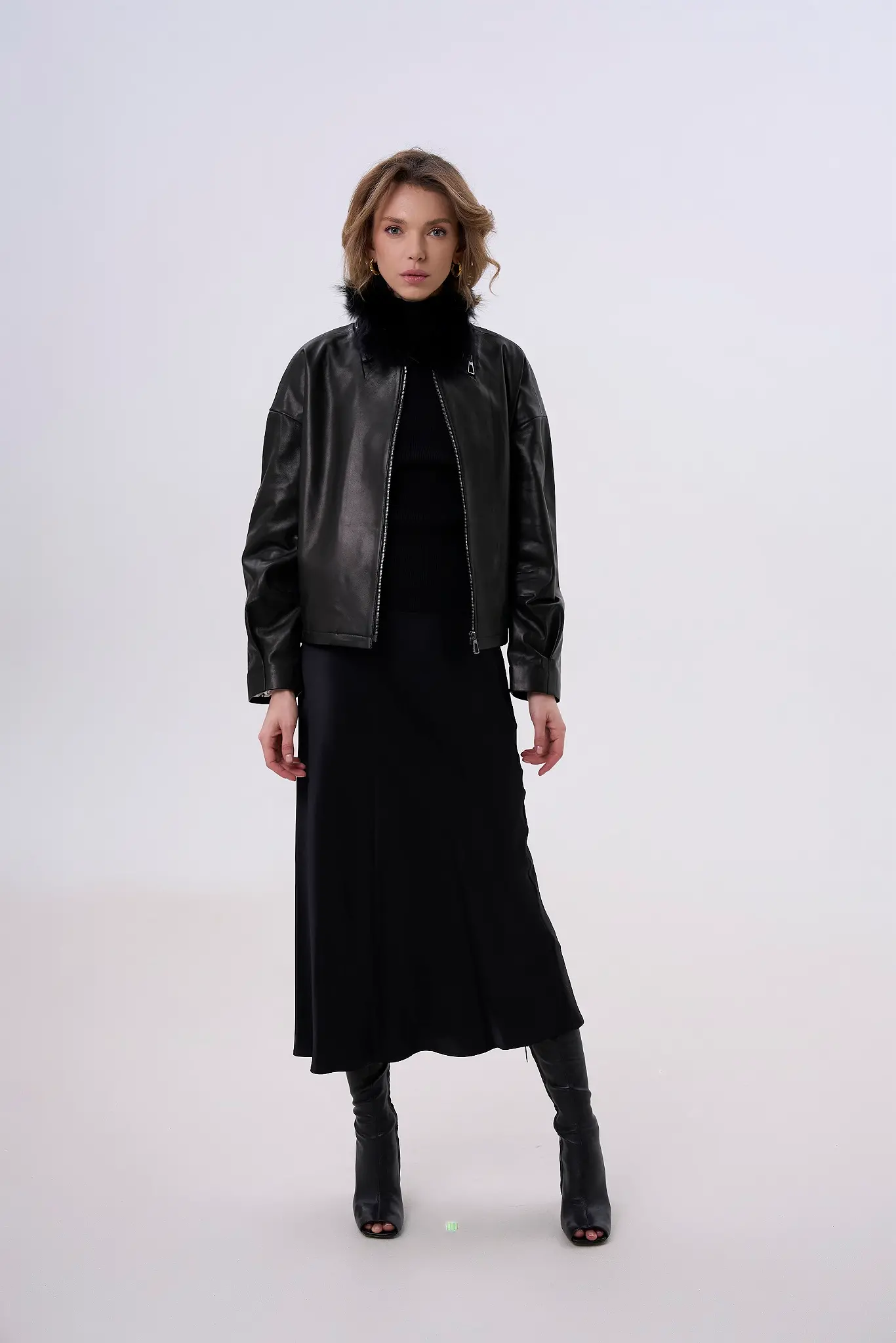 Geaca din piele pentru femei — Artizana Fashion, foto 1