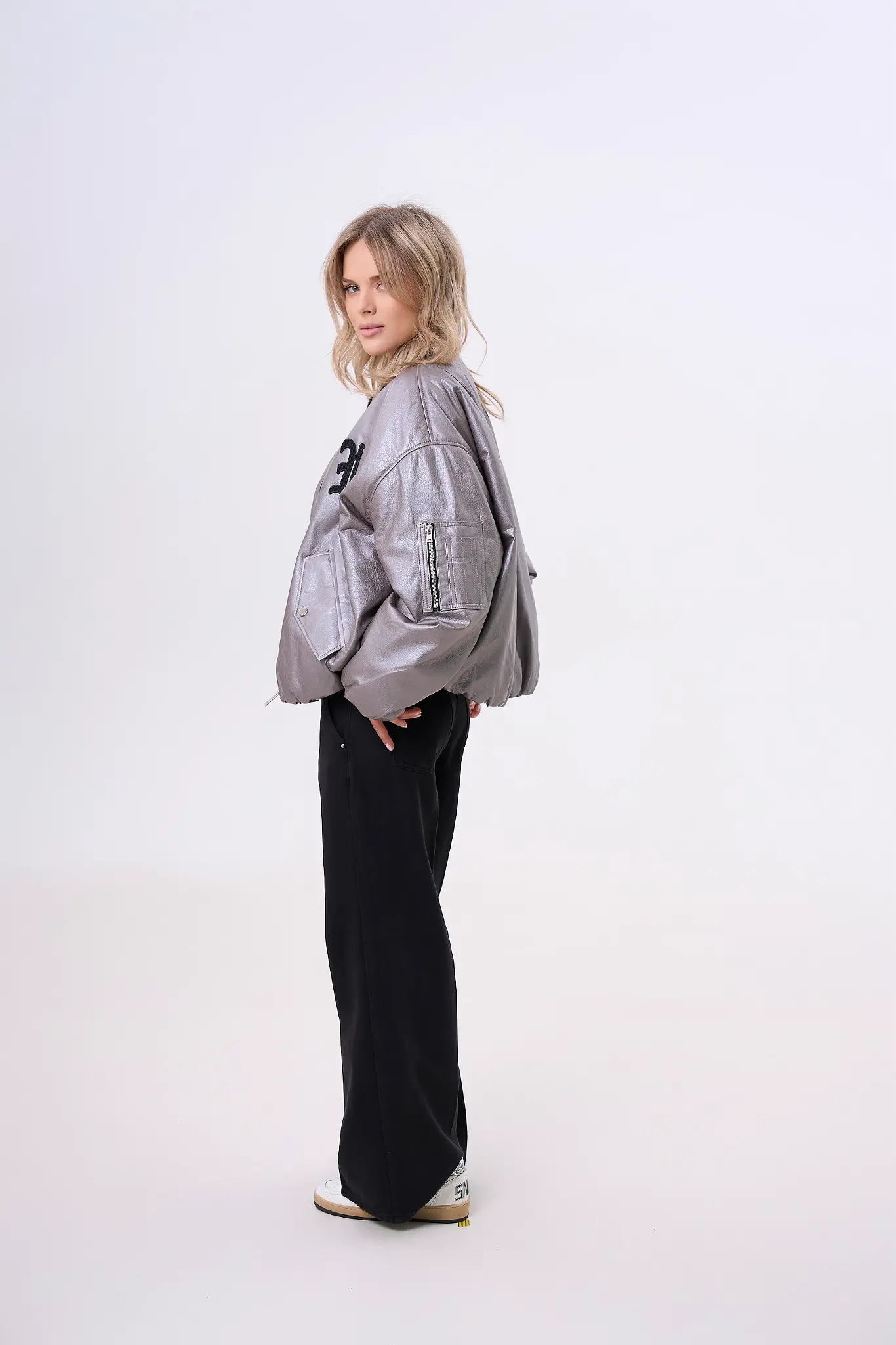 Geaca din piele pentru femei — Artizana Fashion, foto 2