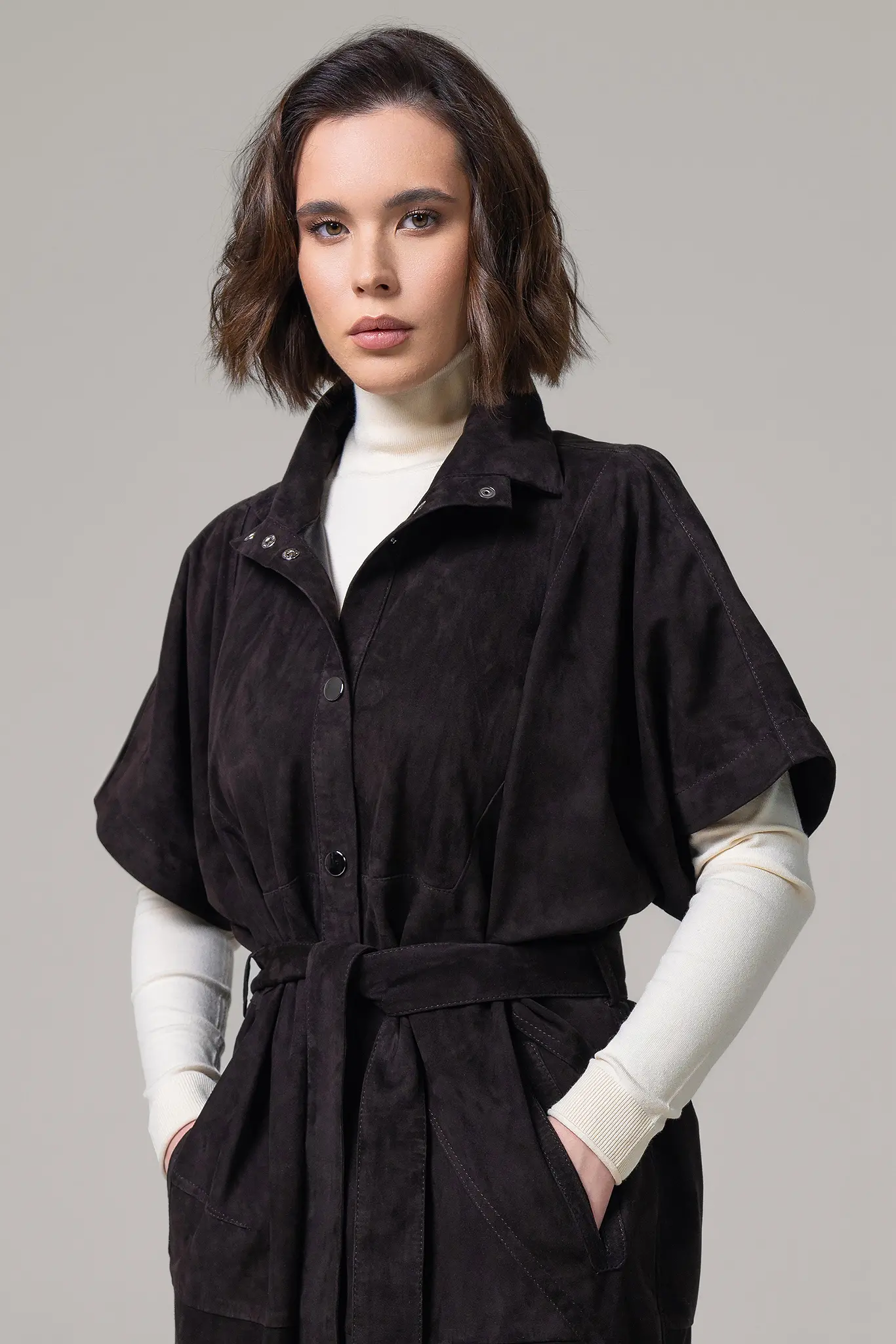 Trenci din piele pentru femei — Artizana Fashion, foto 1