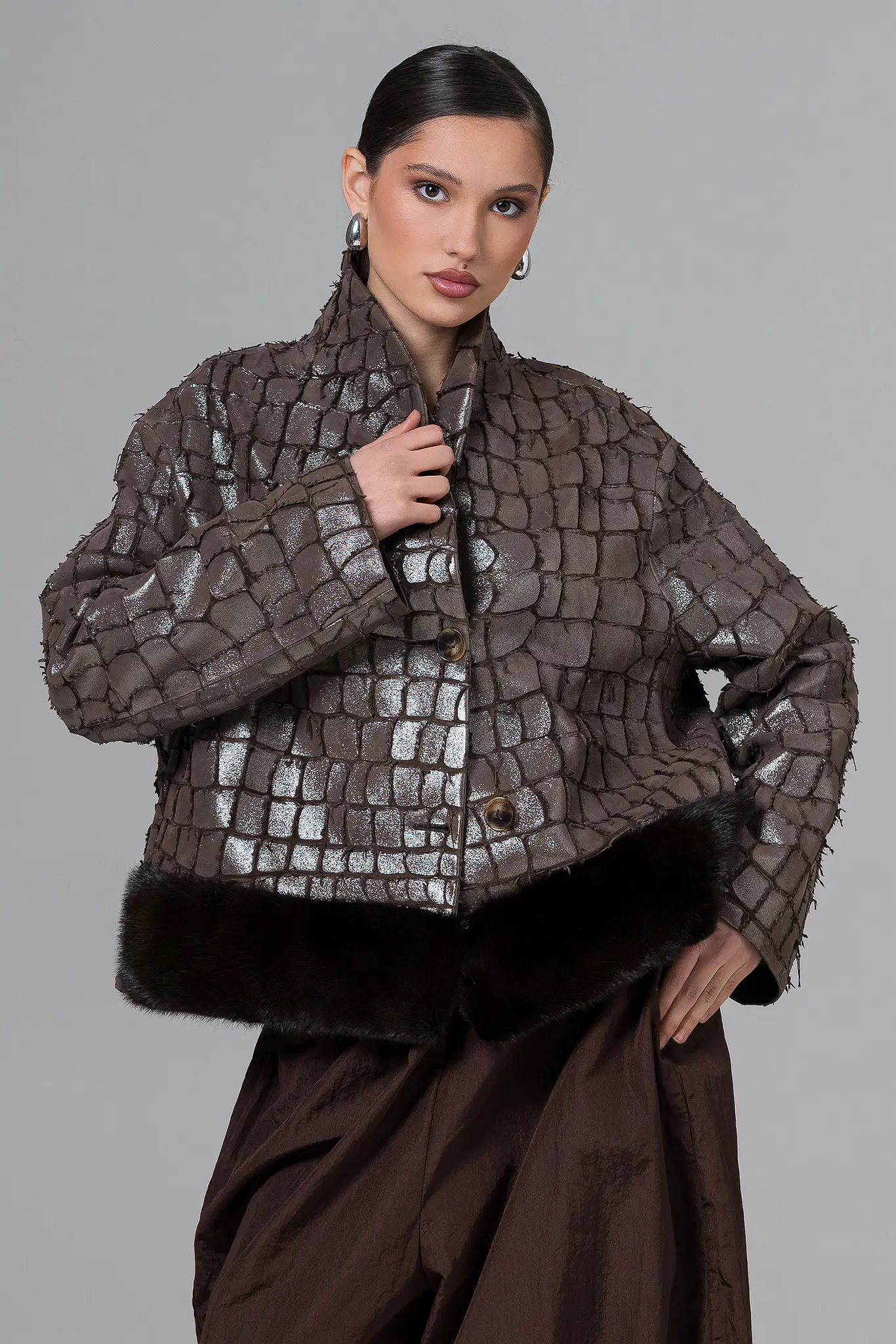 Jachetă din piele — Artizana Fashion, foto 1