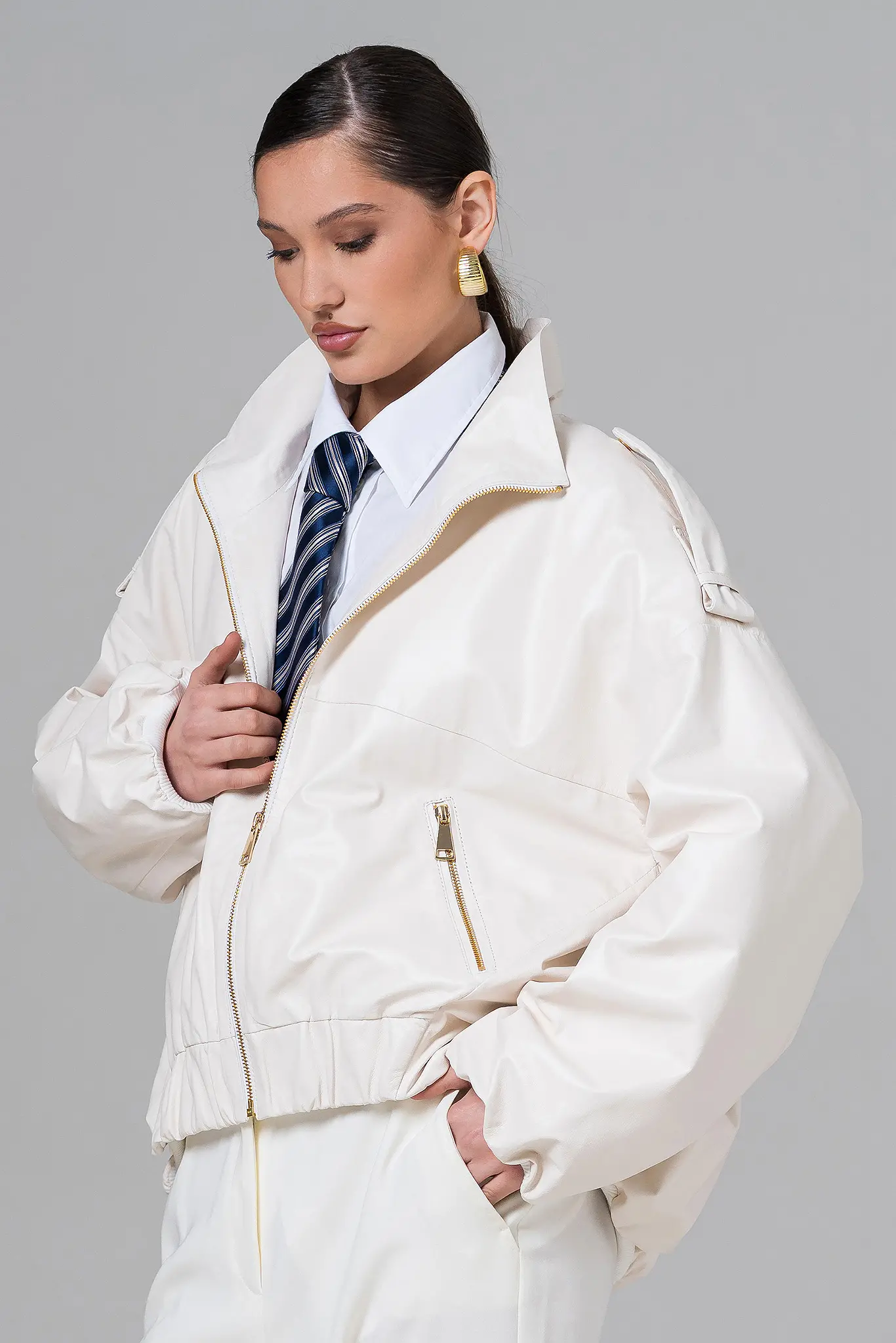 Geaca din piele pentru femei — Artizana Fashion, foto 1