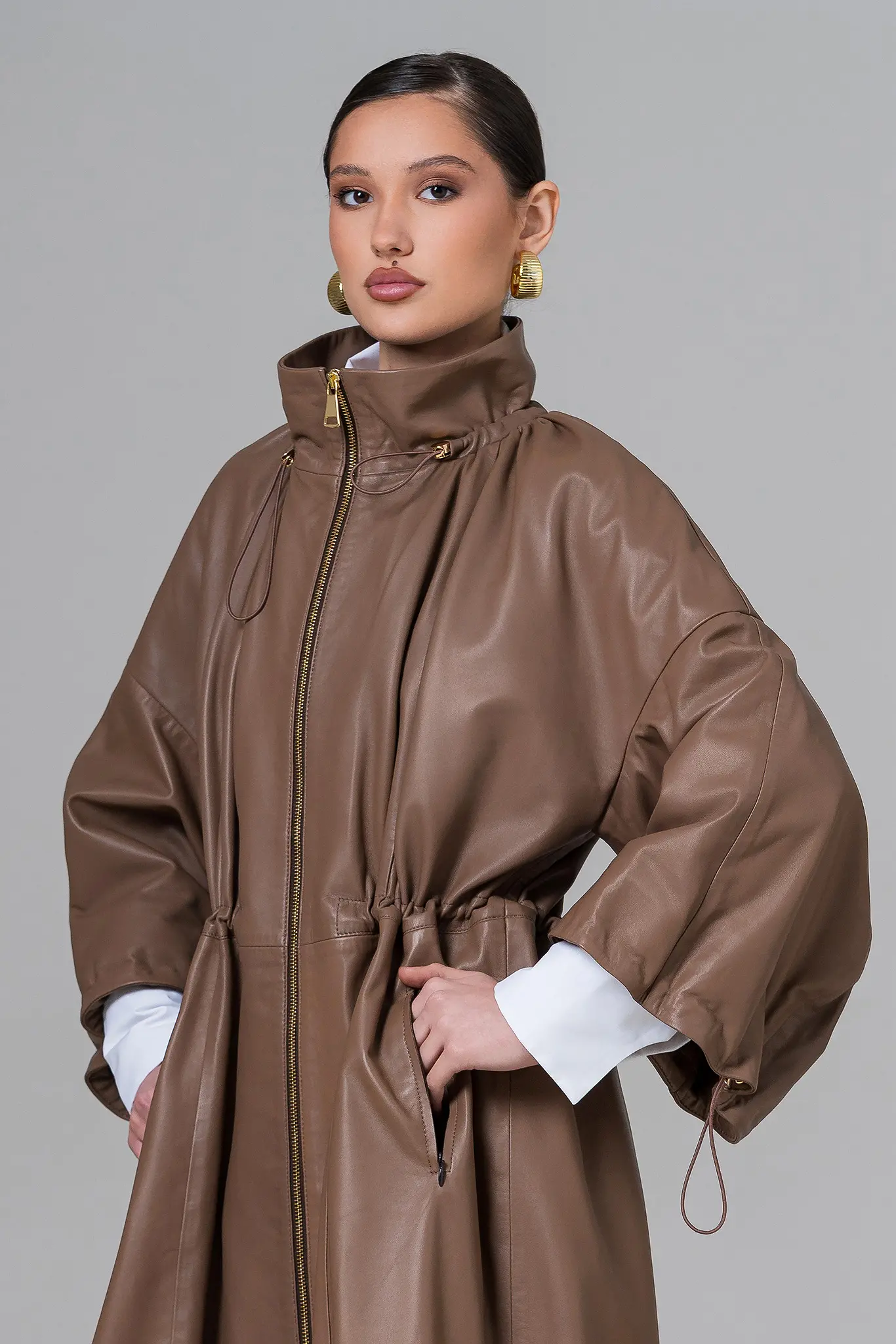 Trenci din piele pentru femei - Artizana Fashion, foto 2