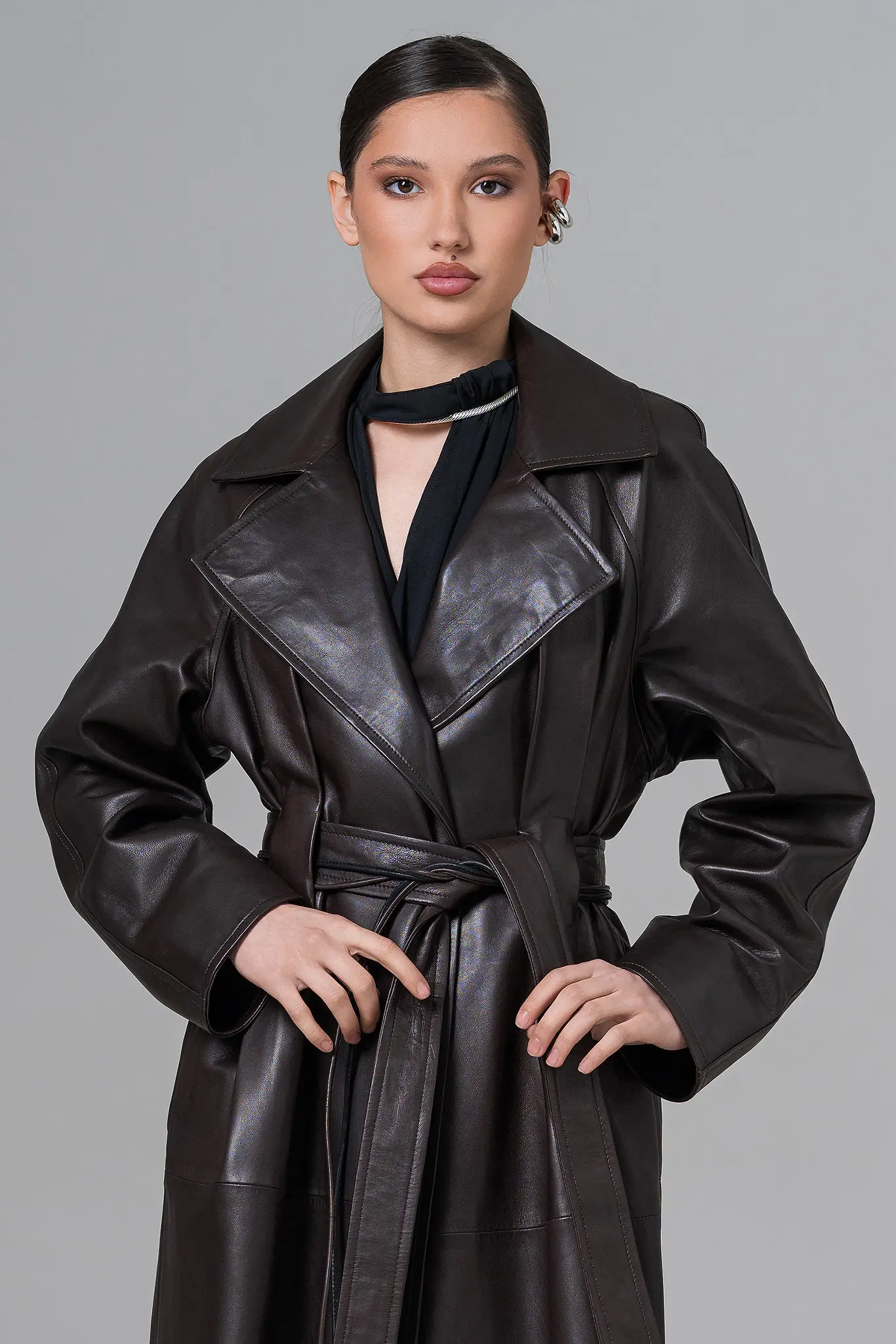 Trenci din piele pentru femei — Artizana Fashion, foto 1