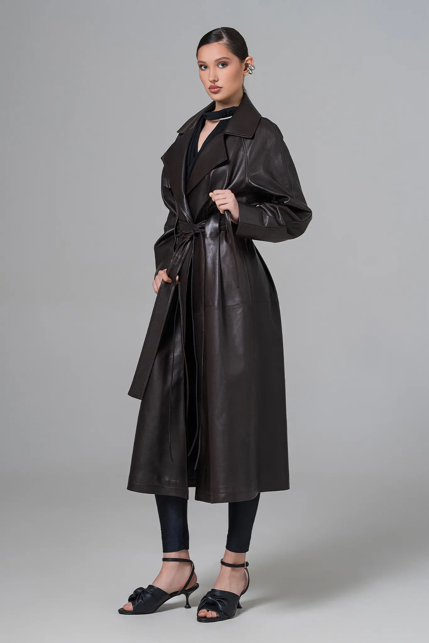 Trenci din piele pentru femei — Artizana Fashion, foto 2