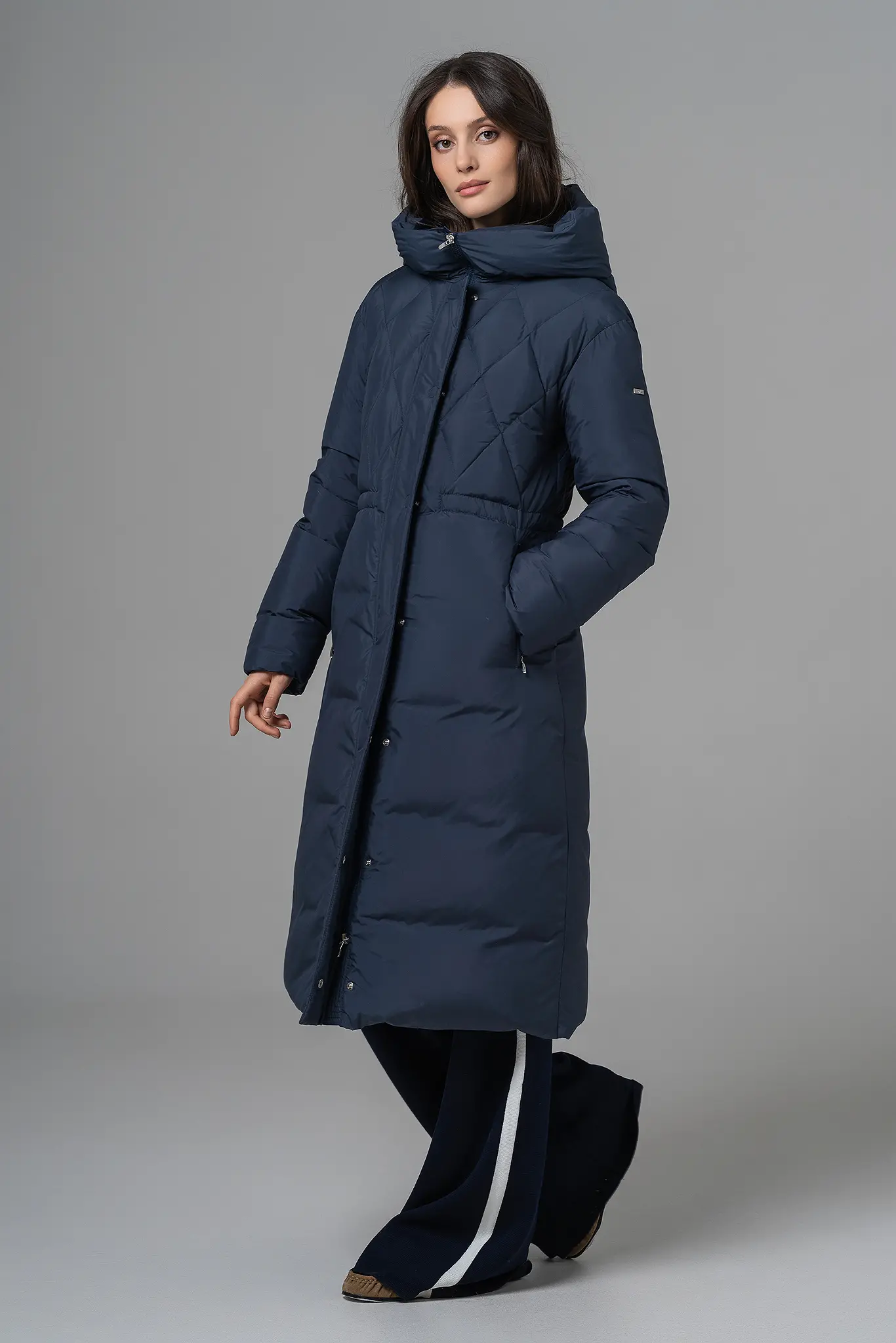 Women's down trench coat - Artizana Fashion, foto 4