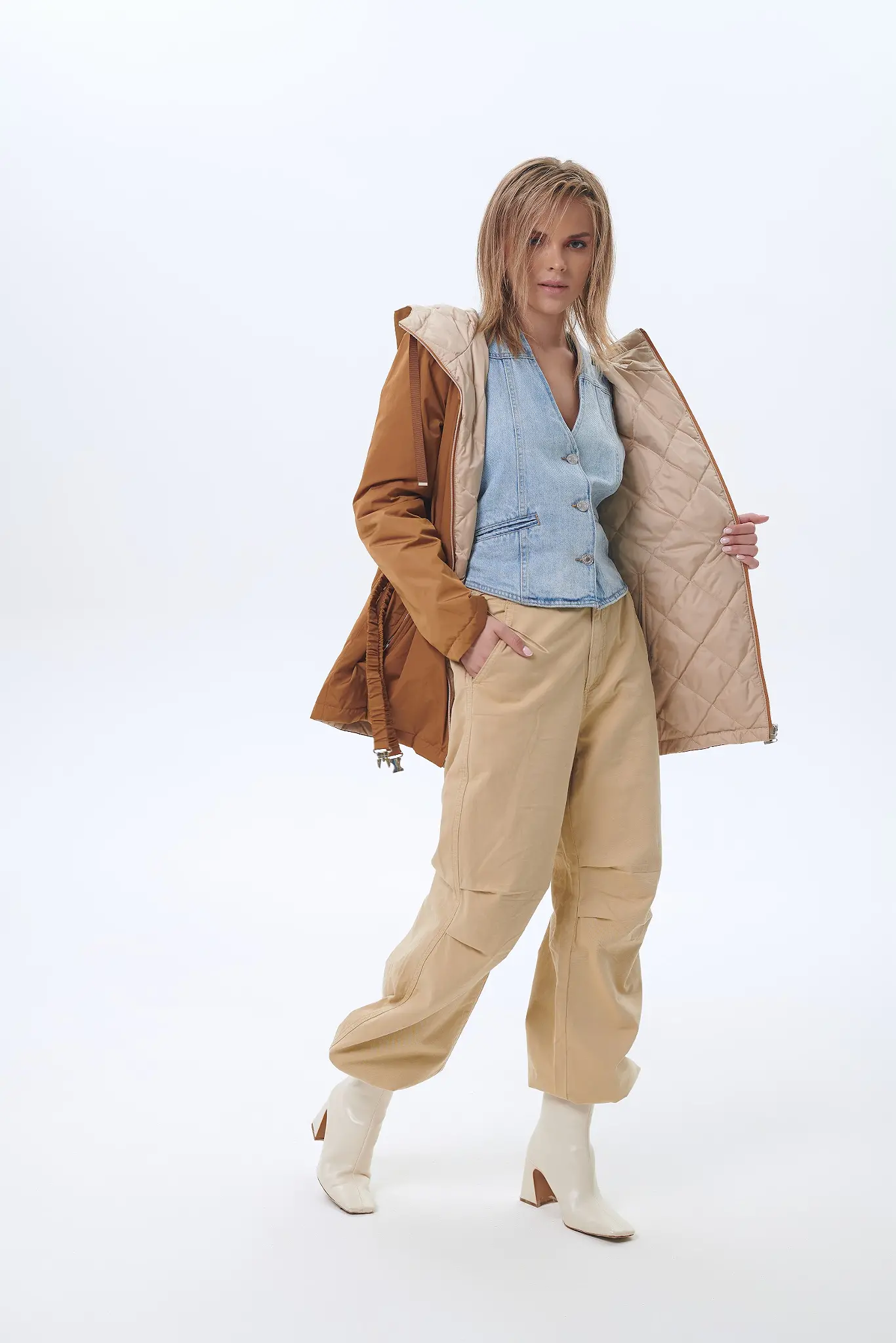 Geaca cu puf pentru femei — Artizana Fashion, foto 4