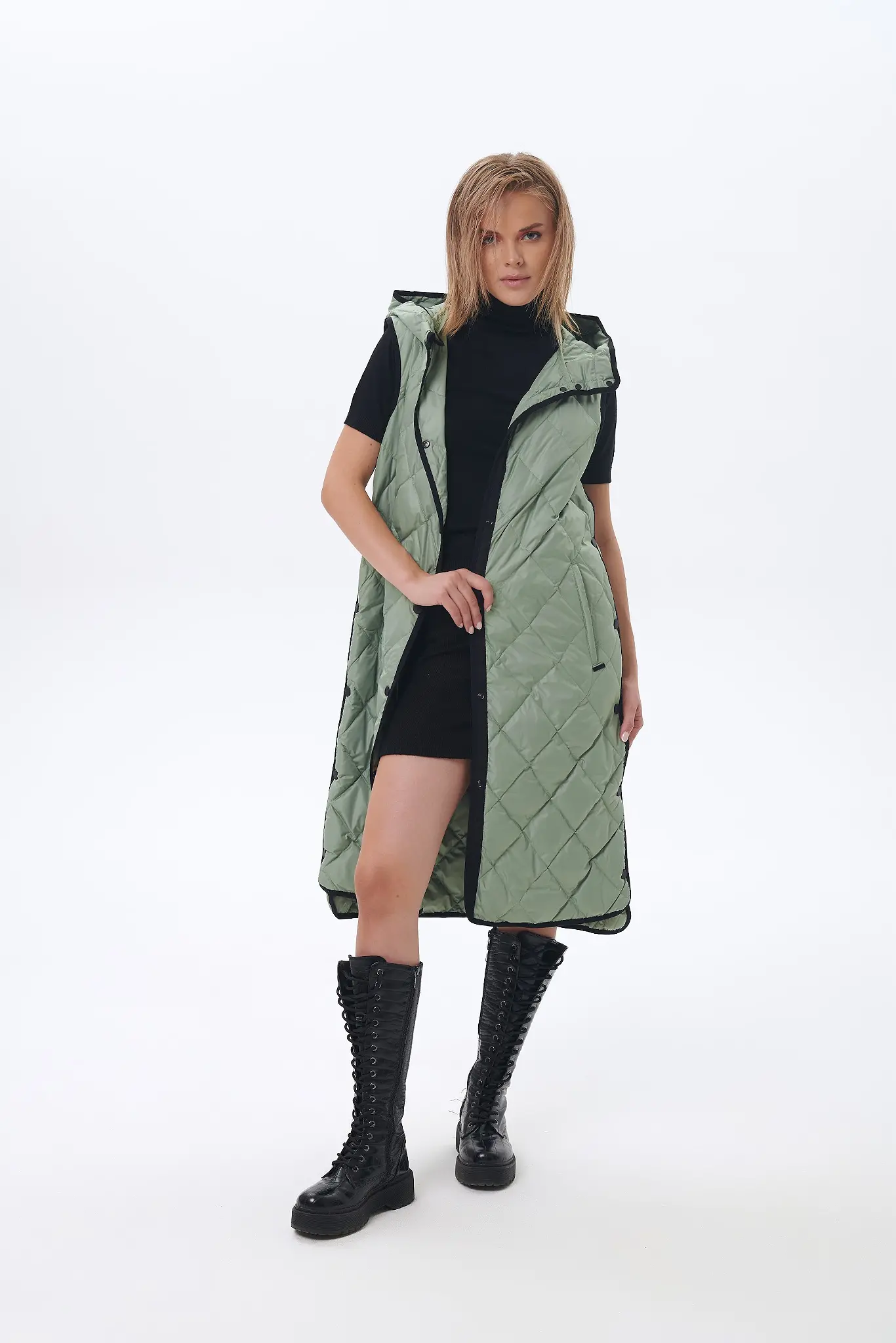 Vestă cu puf pentru femei — Artizana Fashion, foto 1