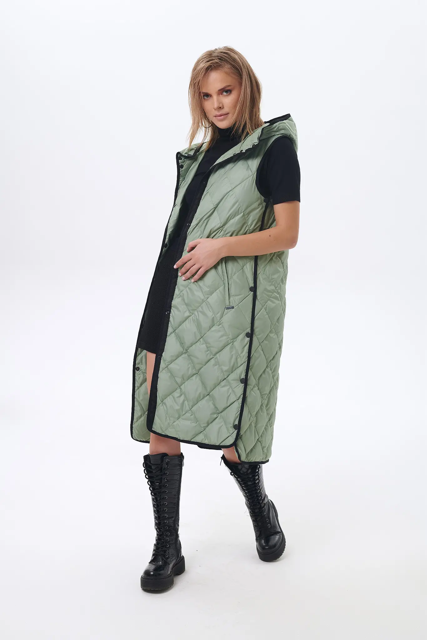 Vestă cu puf pentru femei — Artizana Fashion, foto 2