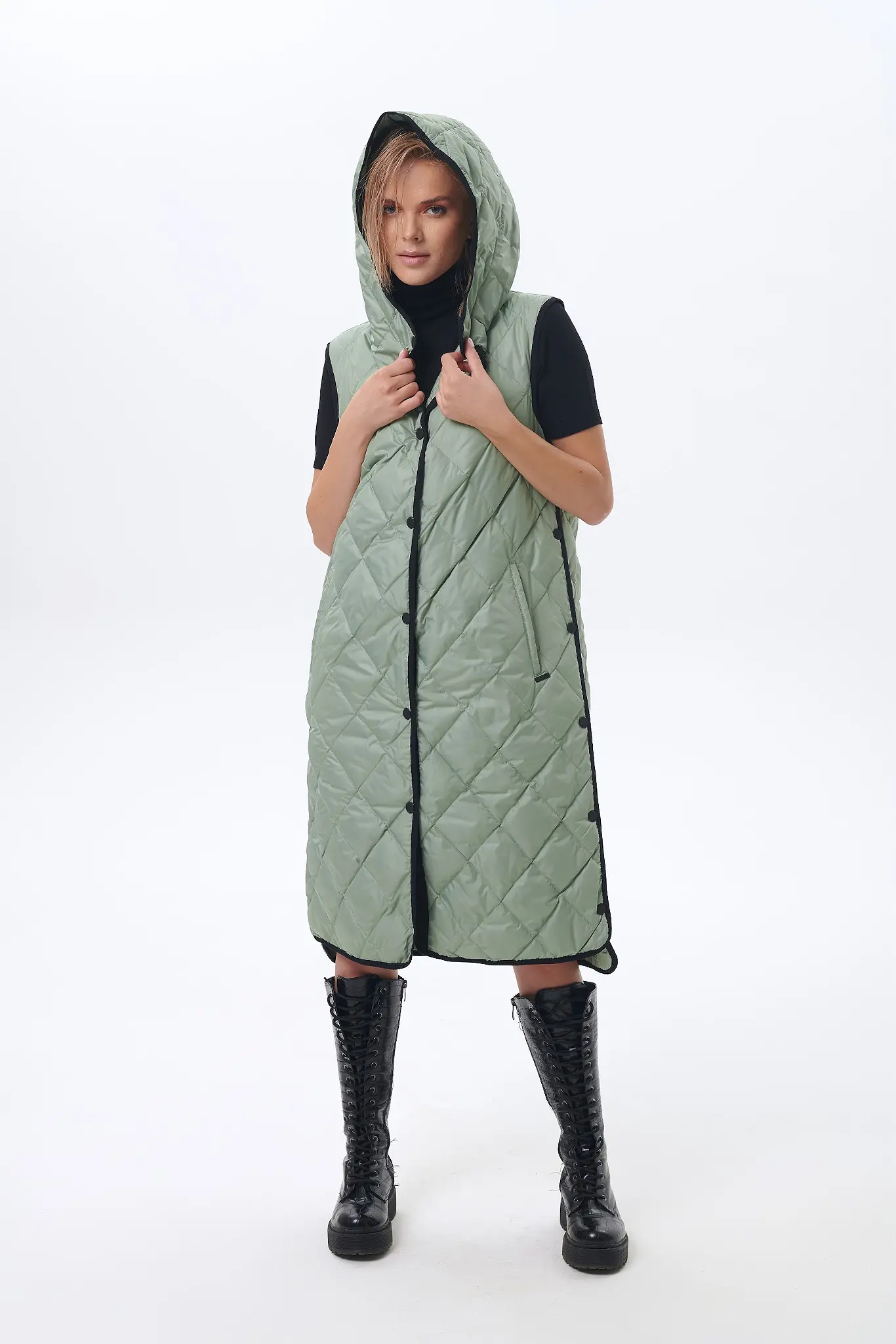 Vestă cu puf pentru femei — Artizana Fashion, foto 5