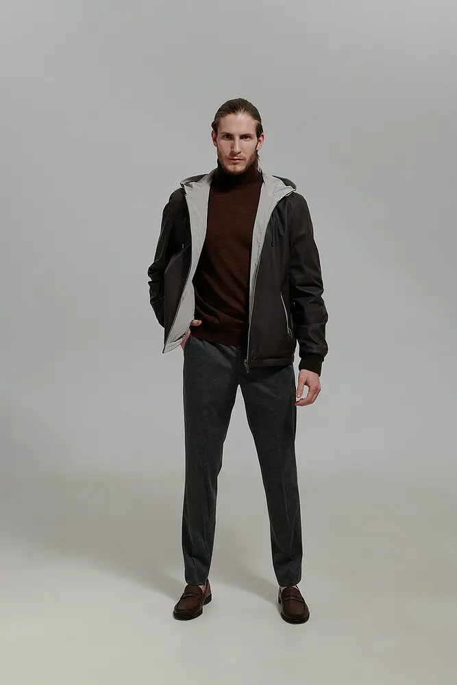 Geaca din piele pentru barbati — Artizana Fashion, foto 4