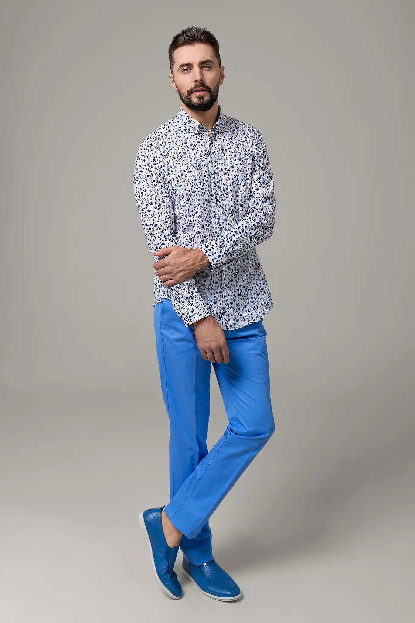 Cămașă pentru bărbați cu mâinica scurtă — Artizana Fashion, foto 3