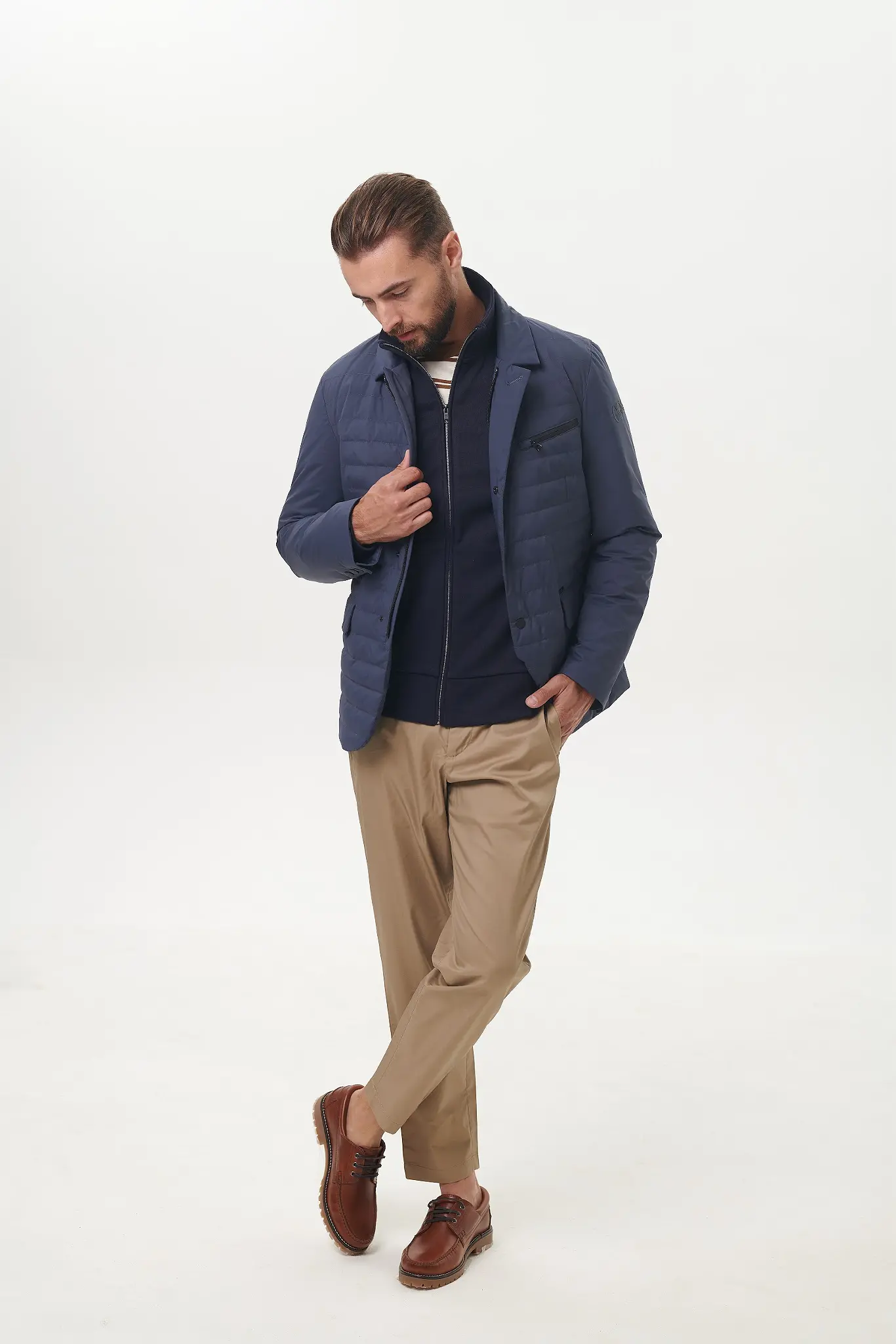 Geacă cu puf pentru bărbați — Artizana Fashion, foto 1