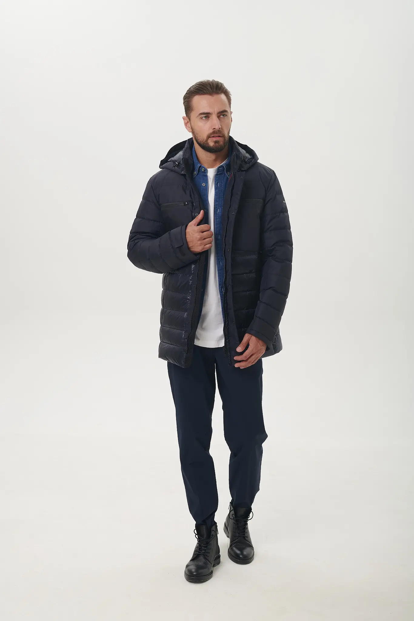 Geacă cu puf pentru bărbați — Artizana Fashion, foto 1