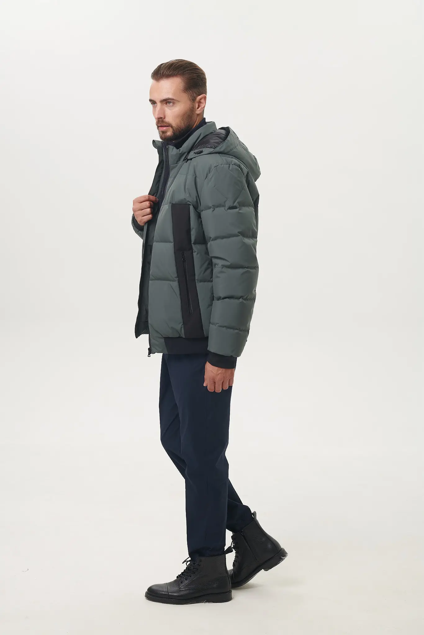 Geacă cu puf pentru bărbați — Artizana Fashion, foto 2