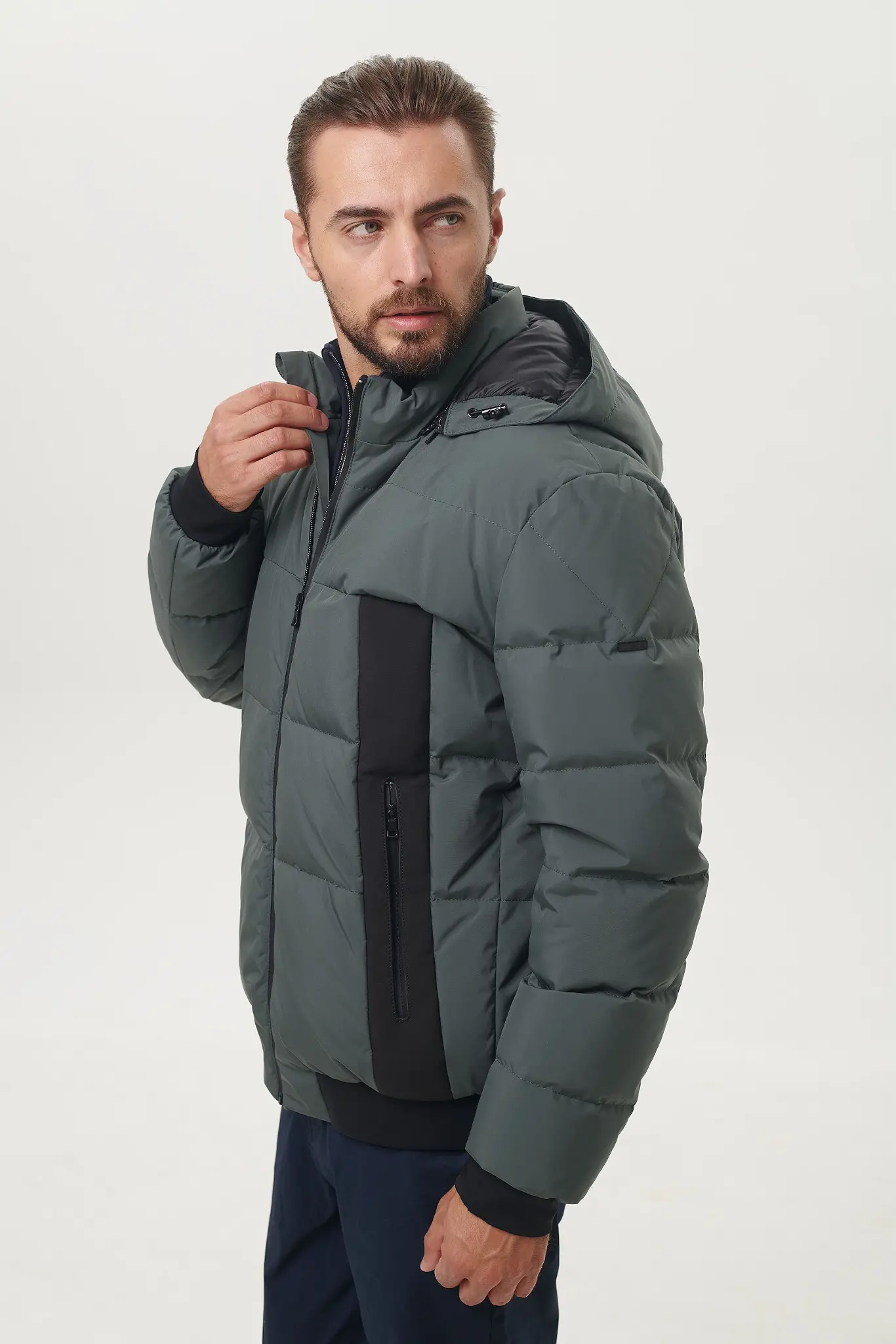 Geacă cu puf pentru bărbați — Artizana Fashion, foto 3