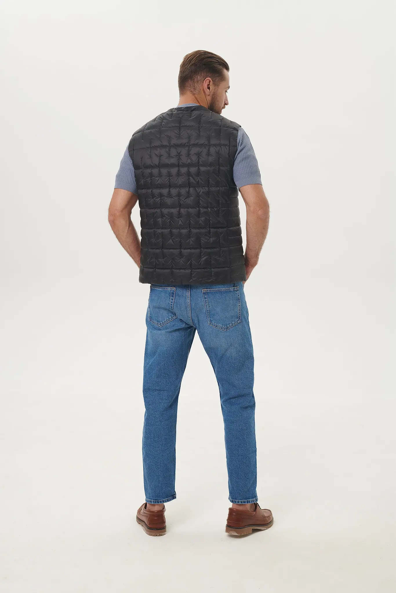 Vestă cu puf pentru bărbați — Artizana Fashion, foto 7
