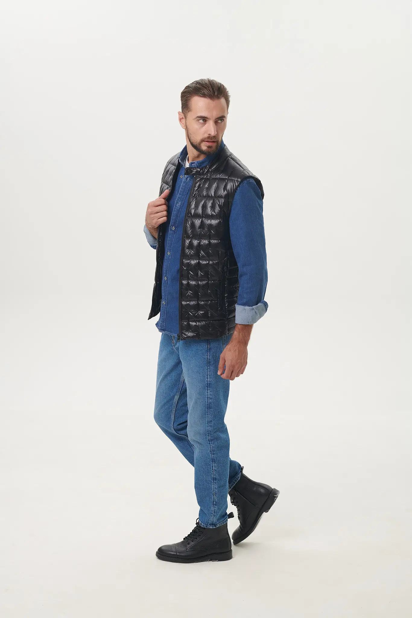 Vestă cu puf pentru bărbați — Artizana Fashion, foto 2