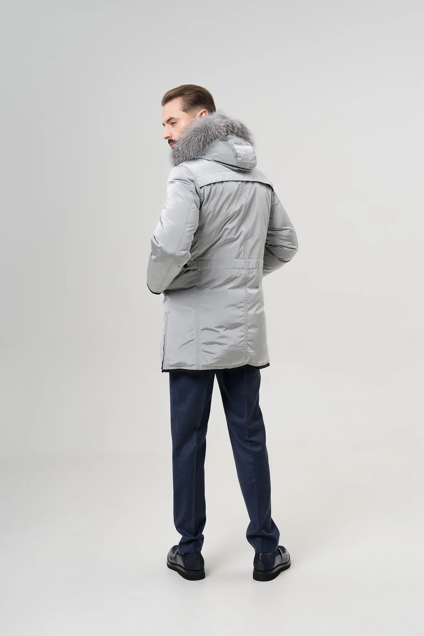 Men's long down jacket - Artizana Fashion, foto 5