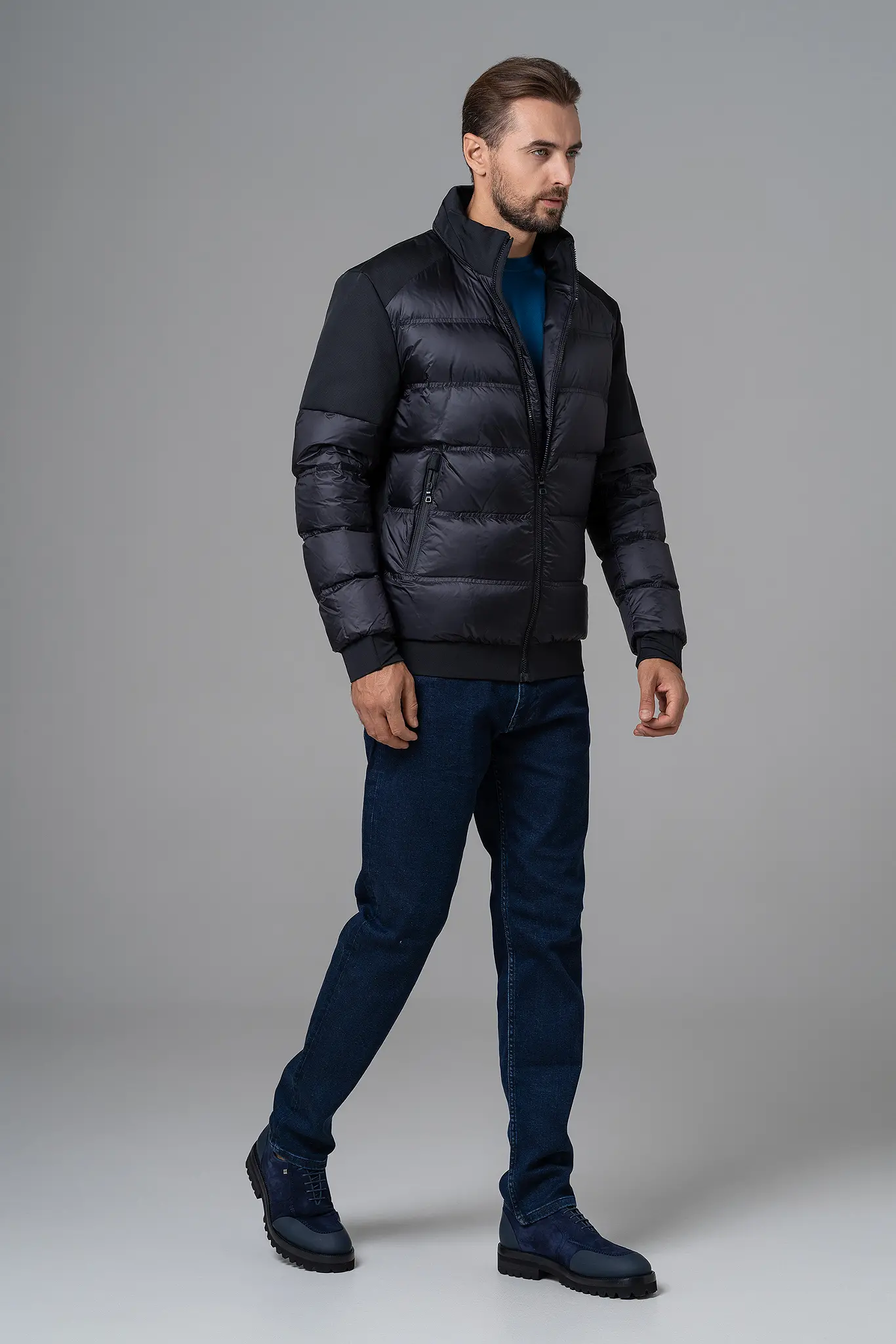 Geacă cu puf pentru bărbați — Artizana Fashion, foto 5