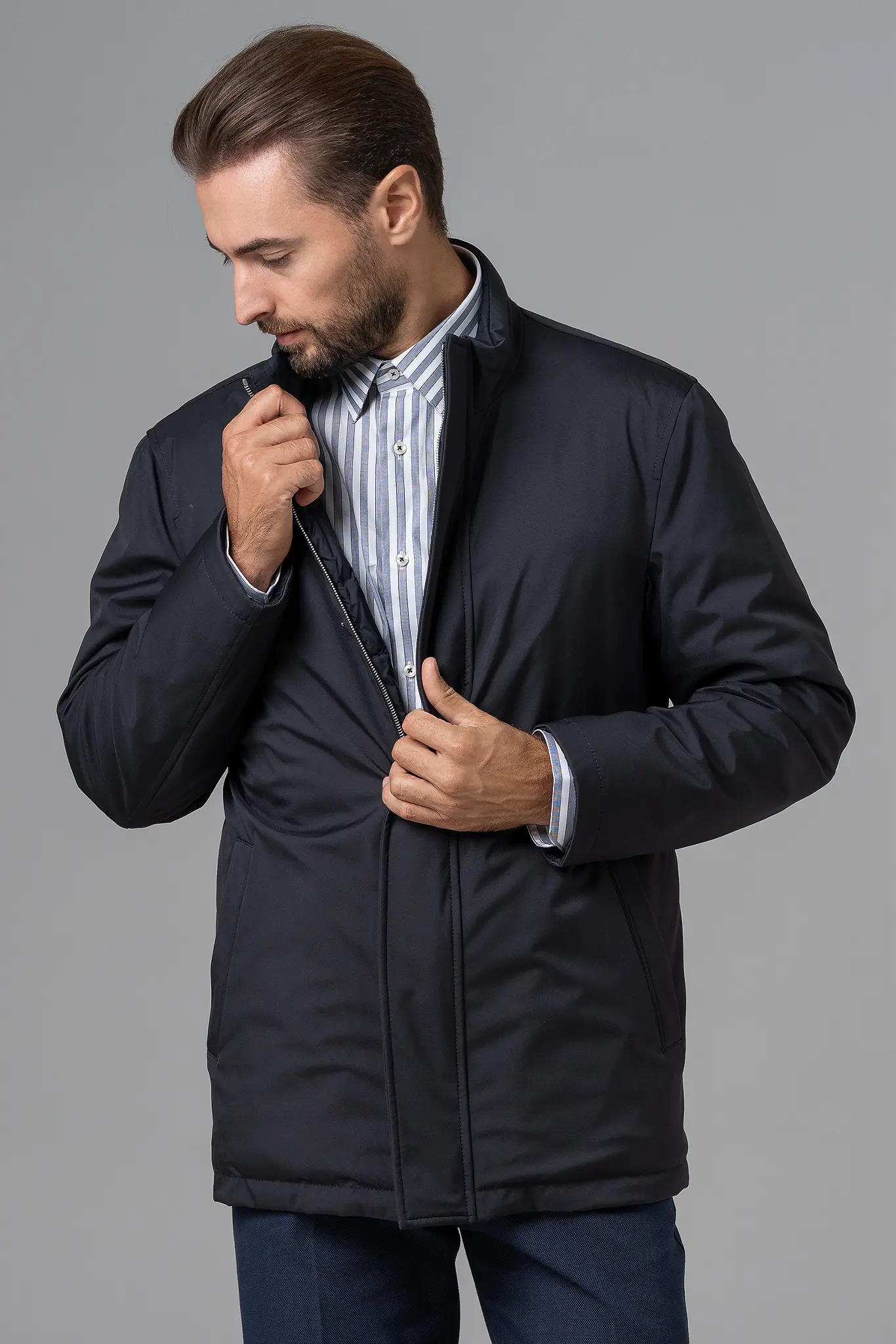Geacă cu puf pentru bărbați — Artizana Fashion, foto 2