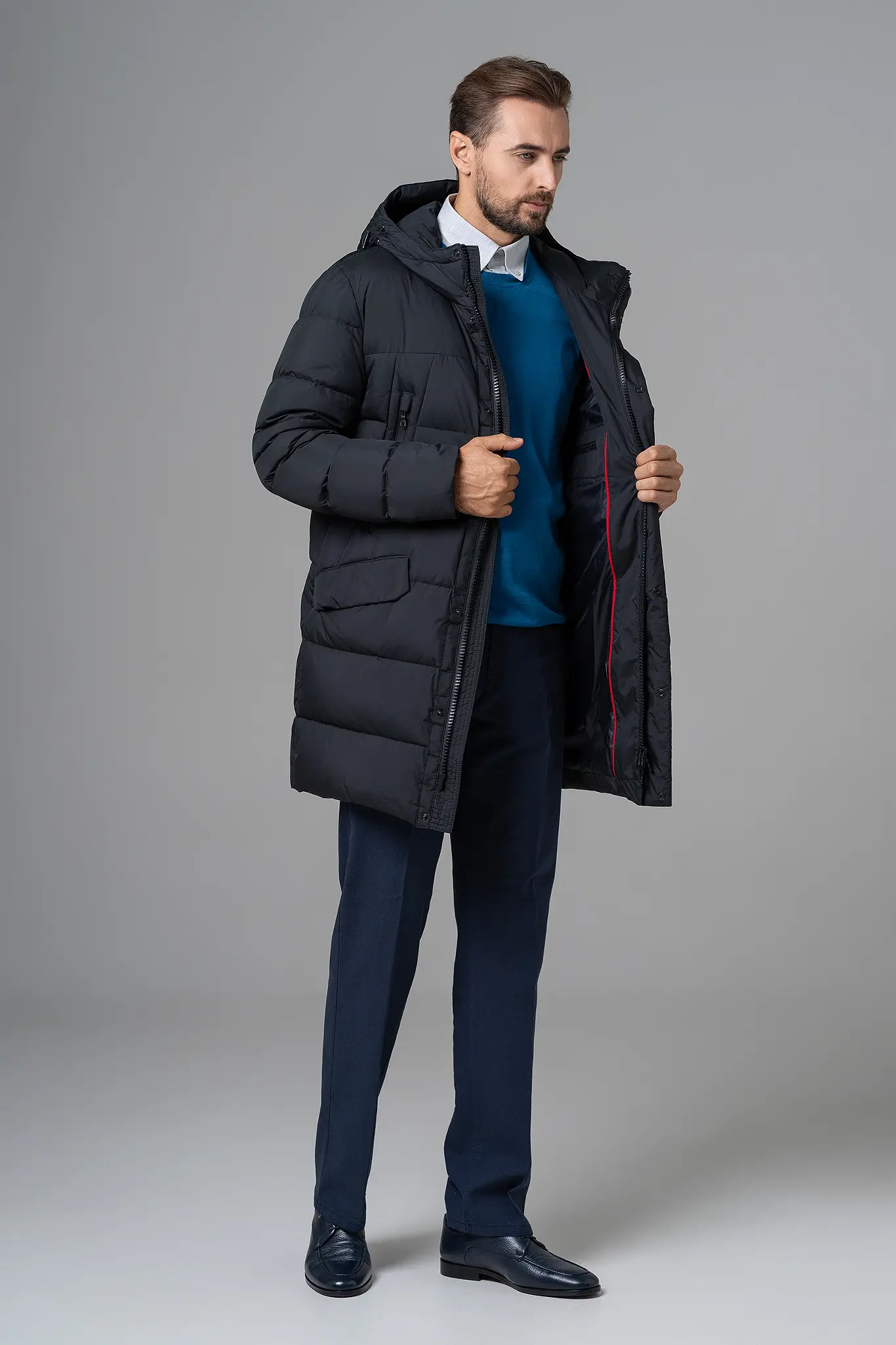 Geacă cu puf pentru bărbați — Artizana Fashion, foto 3