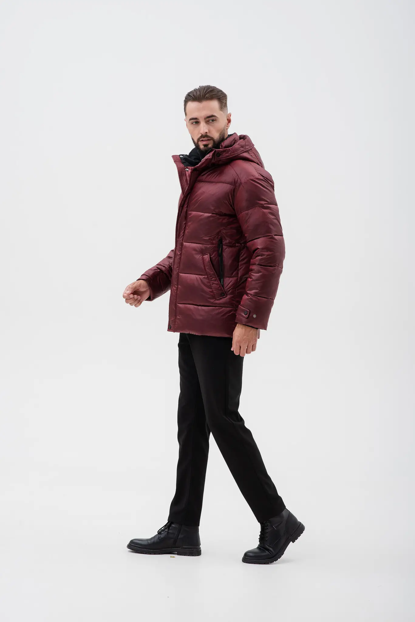 Geacă cu puf pentru bărbați — Artizana Fashion, foto 3