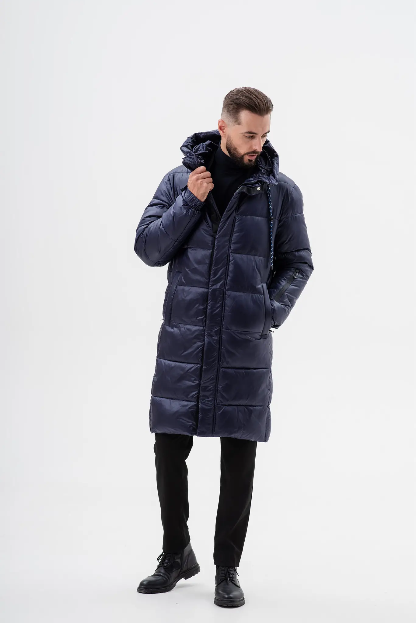 Geacă cu puf pentru bărbați — Artizana Fashion, foto 3